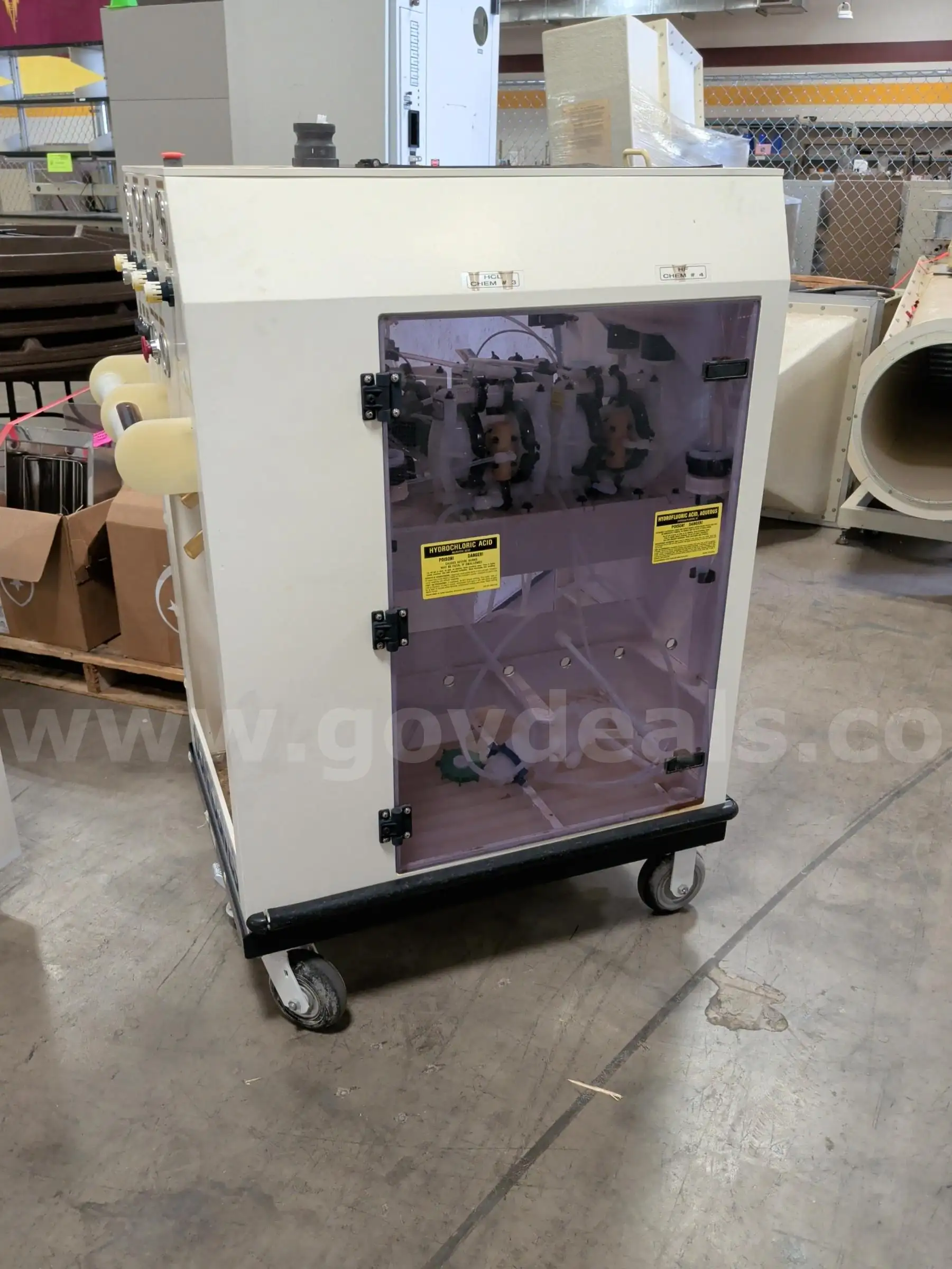 Chemical Corrosives Dispensing Station