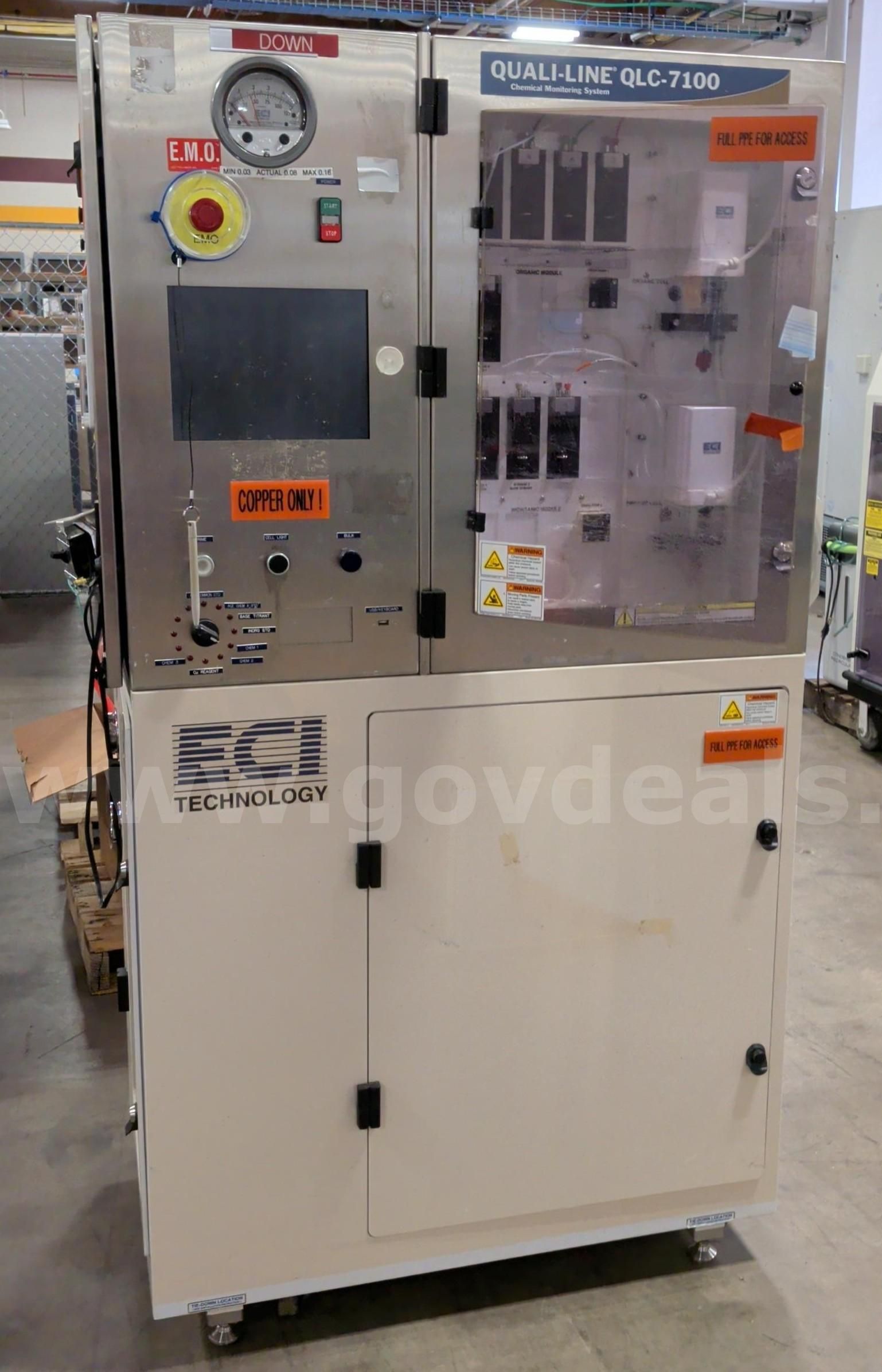 ECI Quali-Line QLC-7100 Chemical Monitoring System