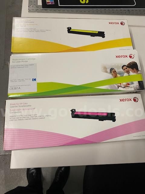 Xerox Replacement Toner Cartridges for HP Color LaserJet CP6015 CM6030 CM6040 - Pick Up in Los Angel