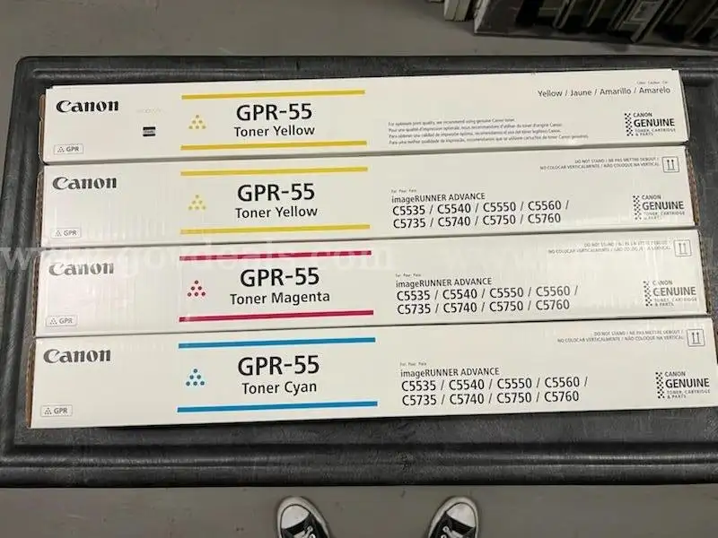 Canon GPR-55 Genuine Color Toner Cartridges BRAND NEW - Lot of 4 - Pick Up in Los Angeles