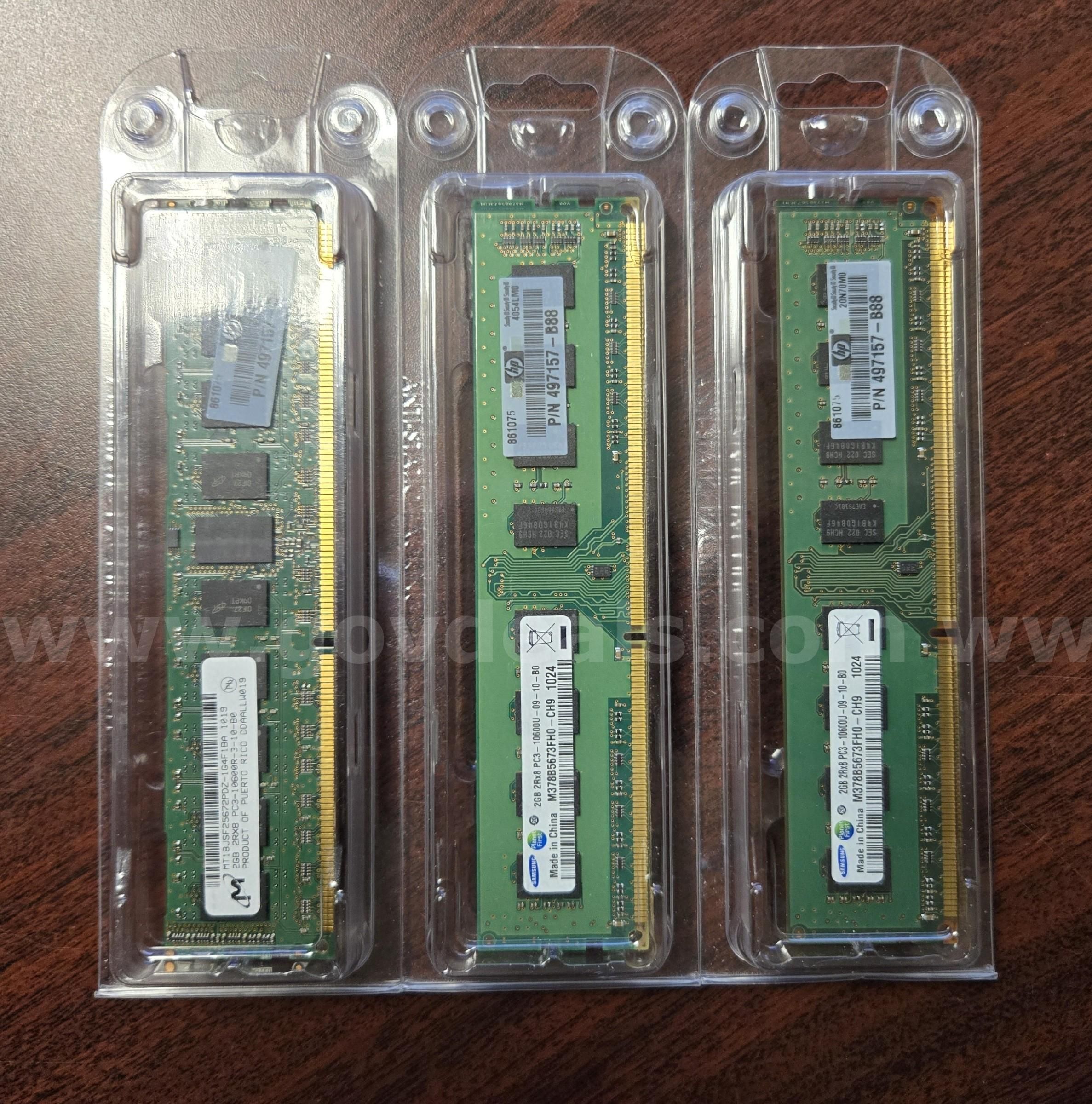 SAMSUNG 497157-B88 Memory Board 166 MHZ Memory Clock (Juneau AK)