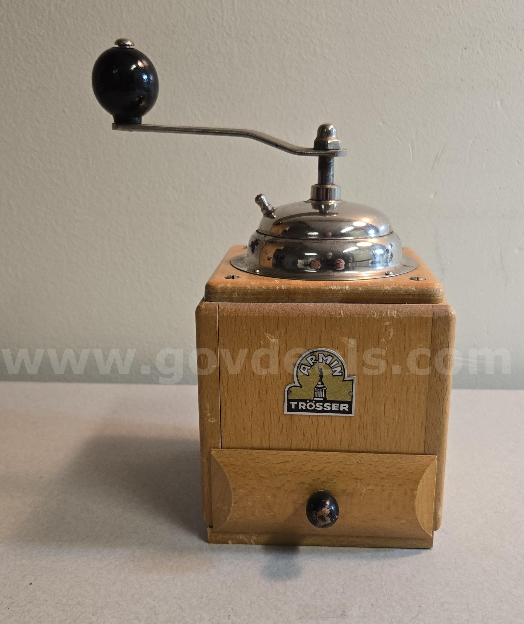 Vintage Armin Trosser Coffee Grinder (Juneau AK)