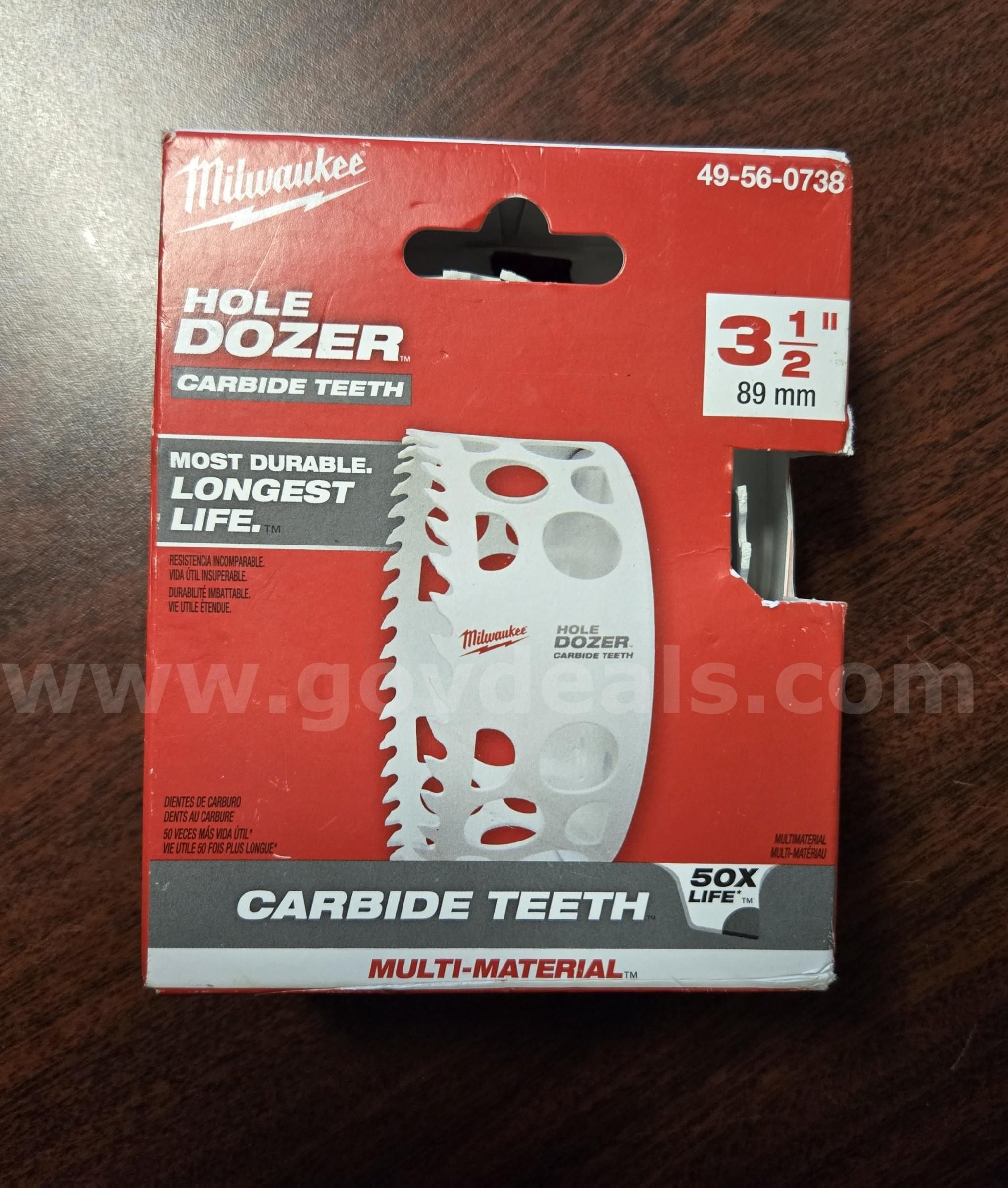 Milwaukee Hole Dozer 3 1 2 (Juneau AK)