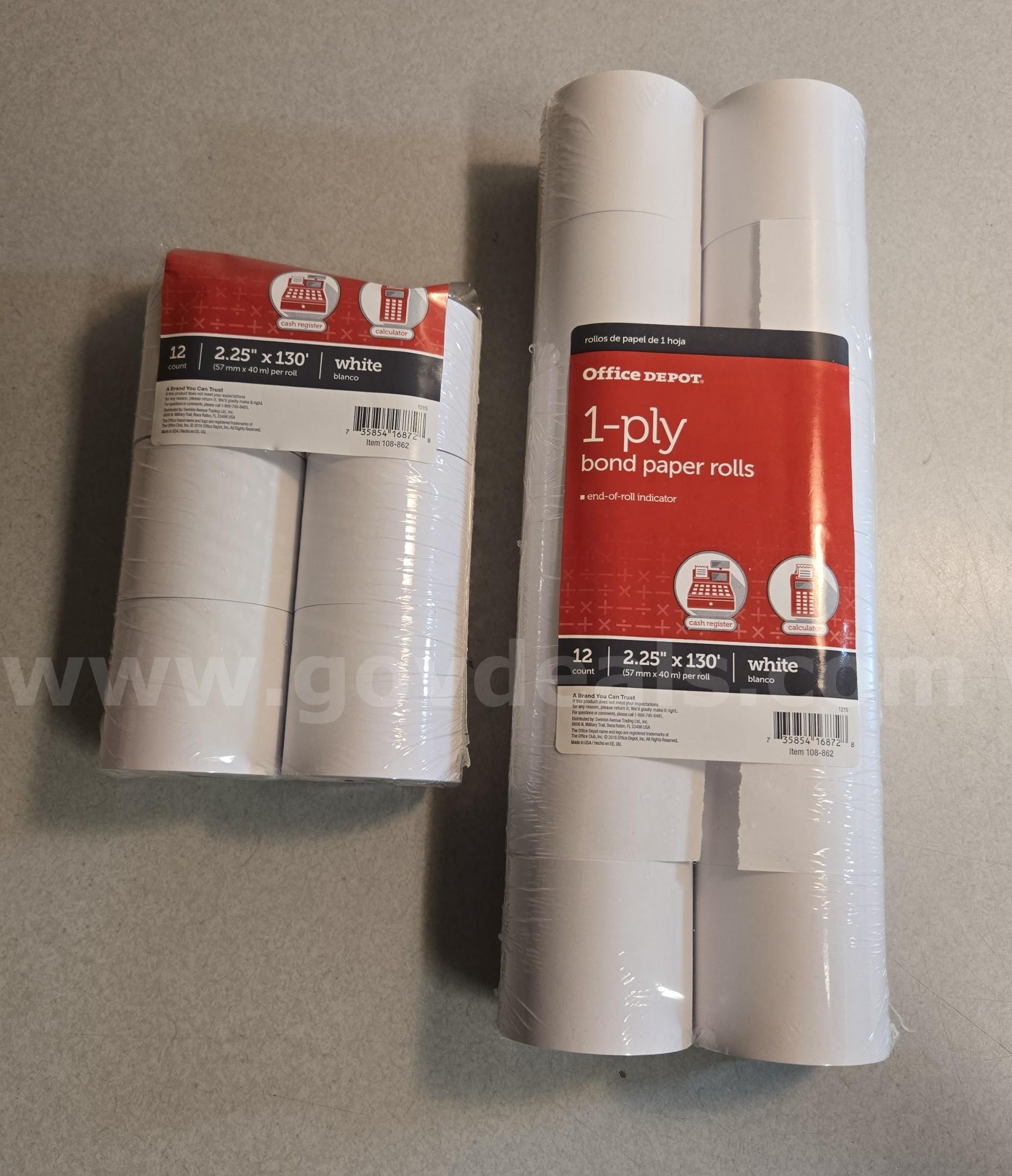 Calculator Paper Rolls (Juneau AK)