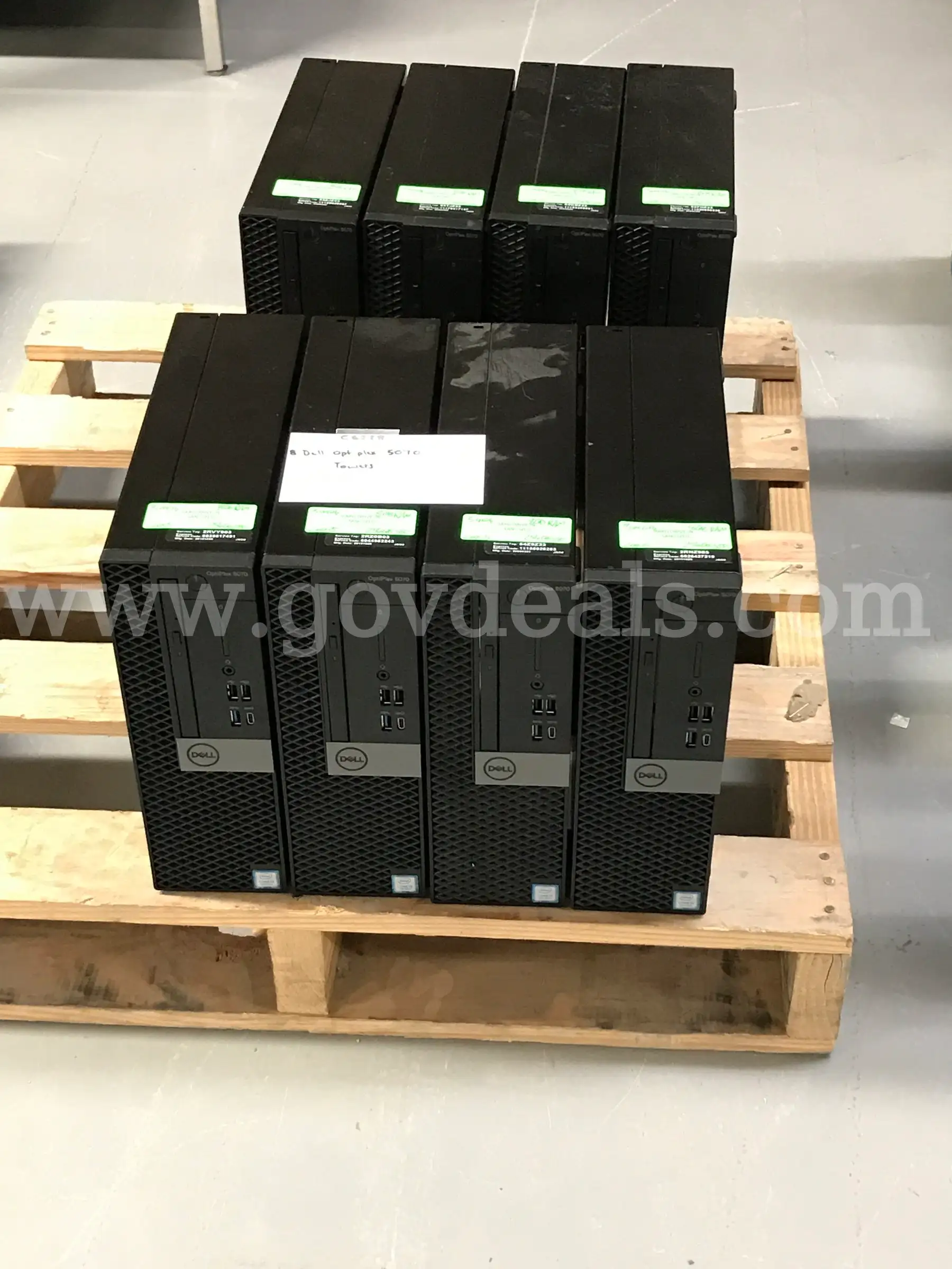8 Dell Optiplex 5070 Towers