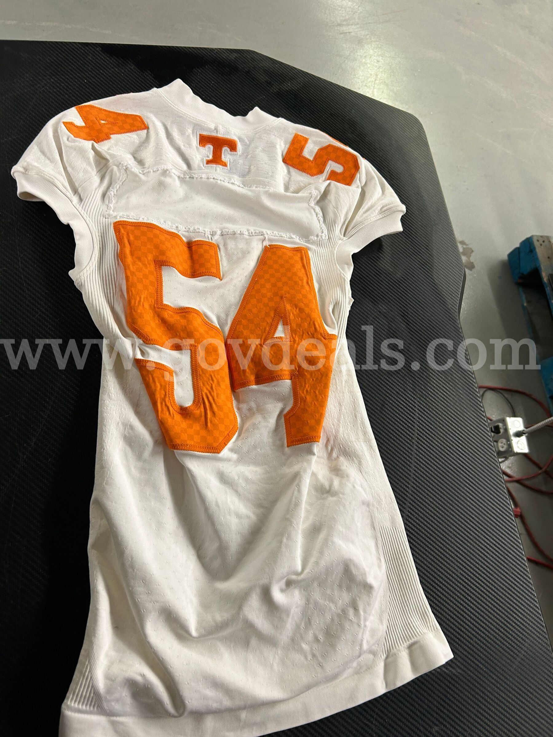 Used Football Jersey--White #54