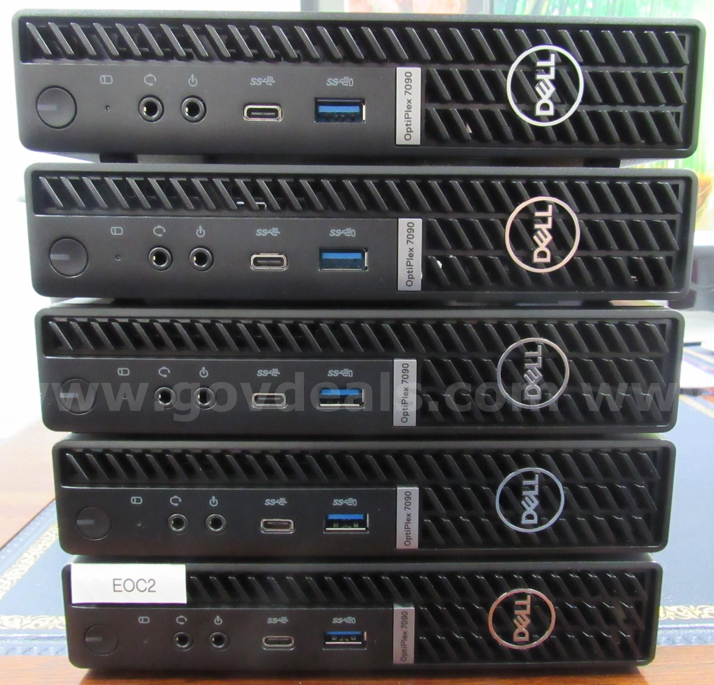 LOT OF 5 OPTIPLEX 7090 i5 16GB U3504 - S15