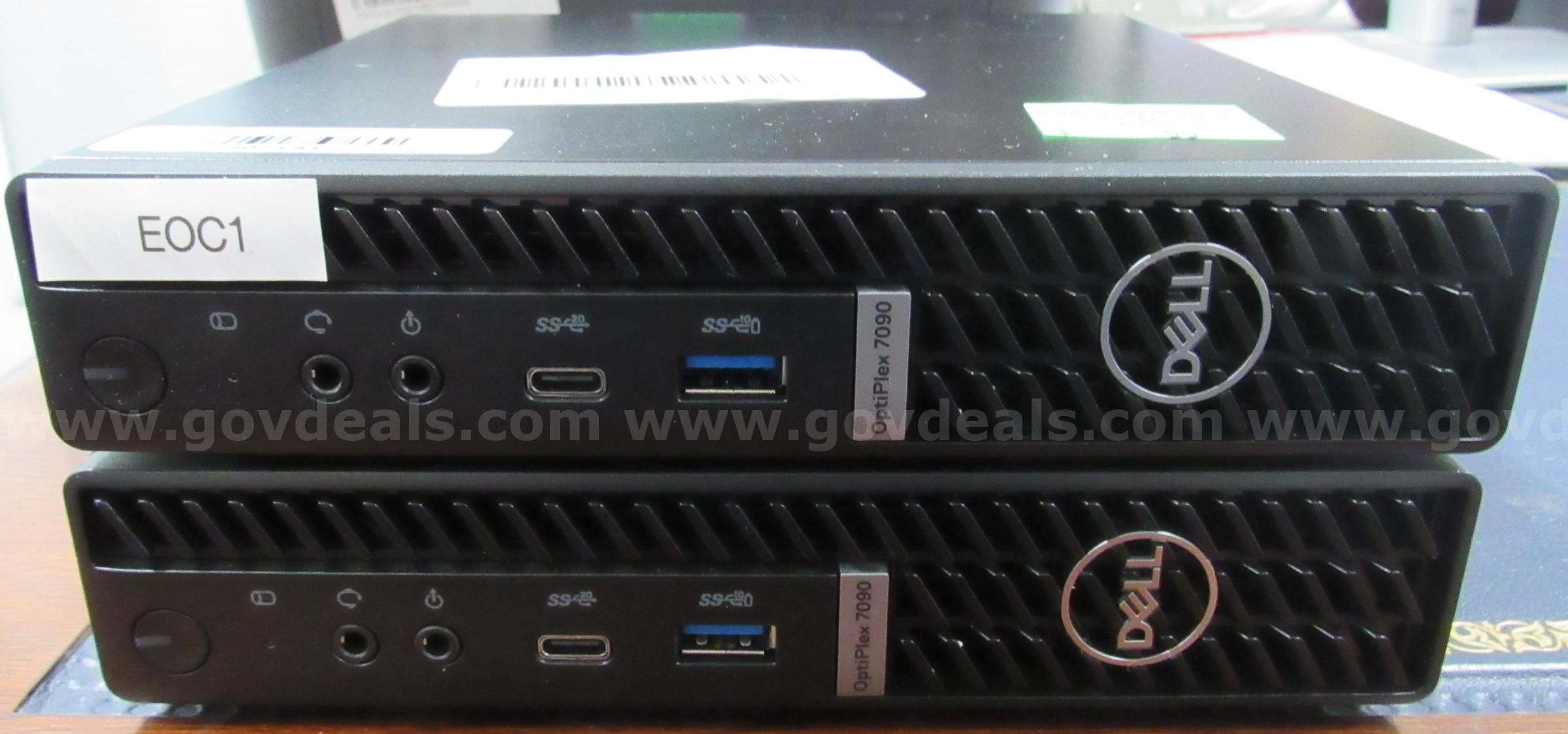 LOT OF 2 OPTIPLEX 7090 i5 16GB U3505 - S18