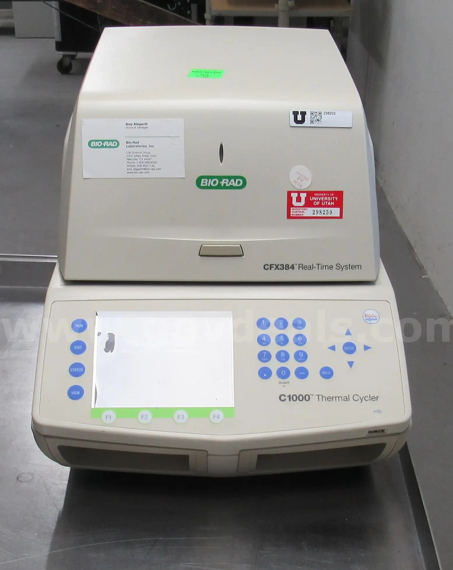 PCR Detection System C1000 Thermal Cycler CFX384 Real Time System U3585