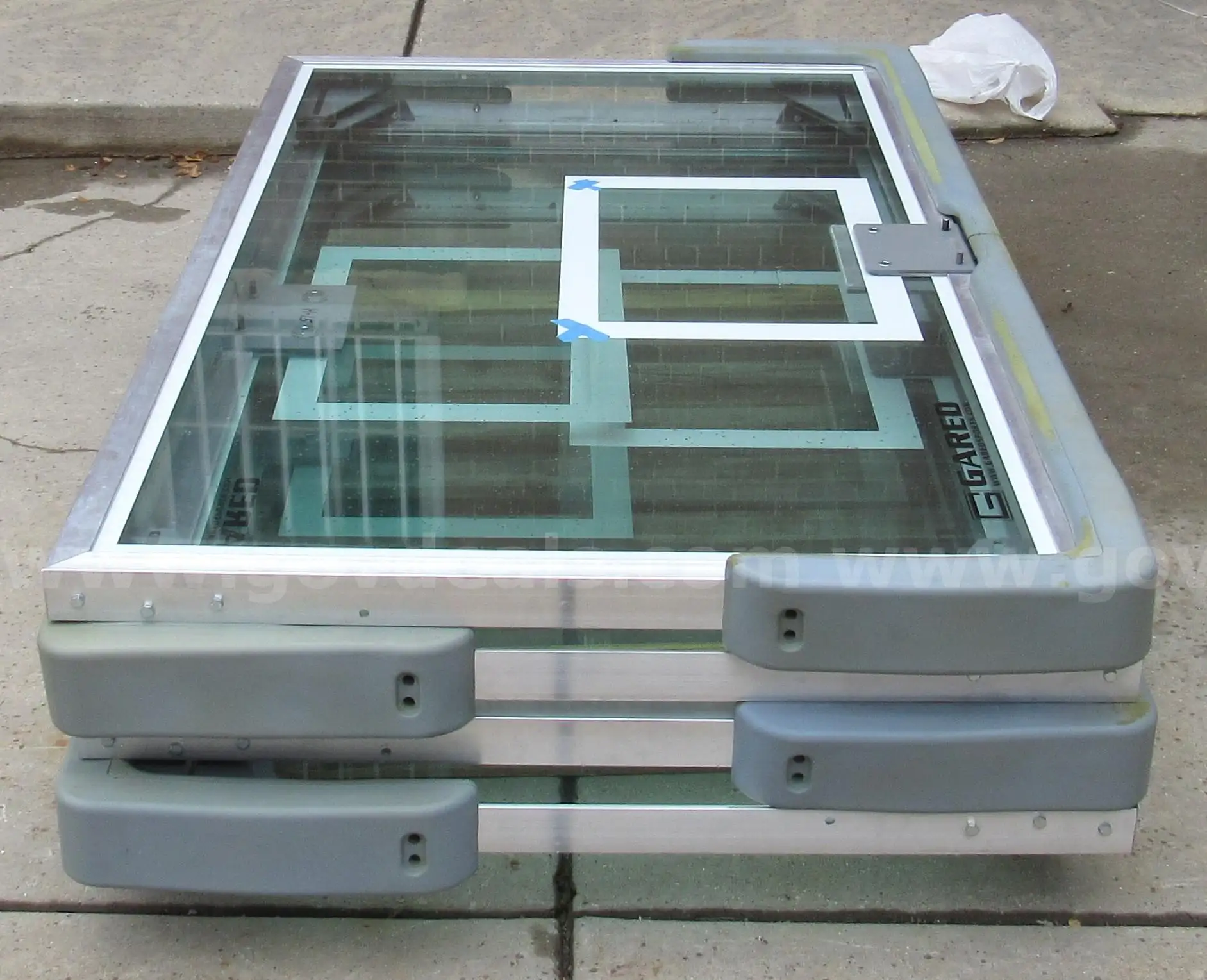 Lot of 4 Glass Basketball Backboards - 72 X 44. U3608