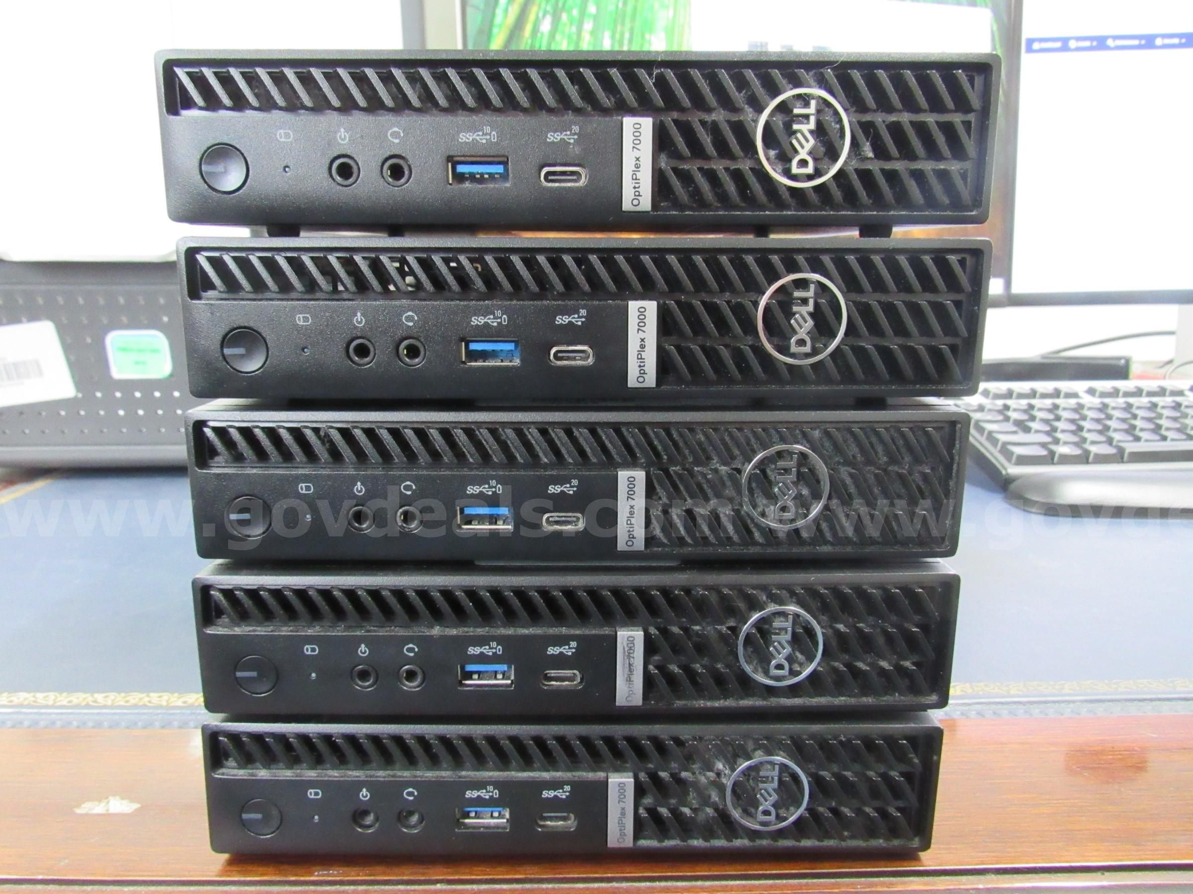 Lot of 5 OptiPlex 7000 U3621 - S32