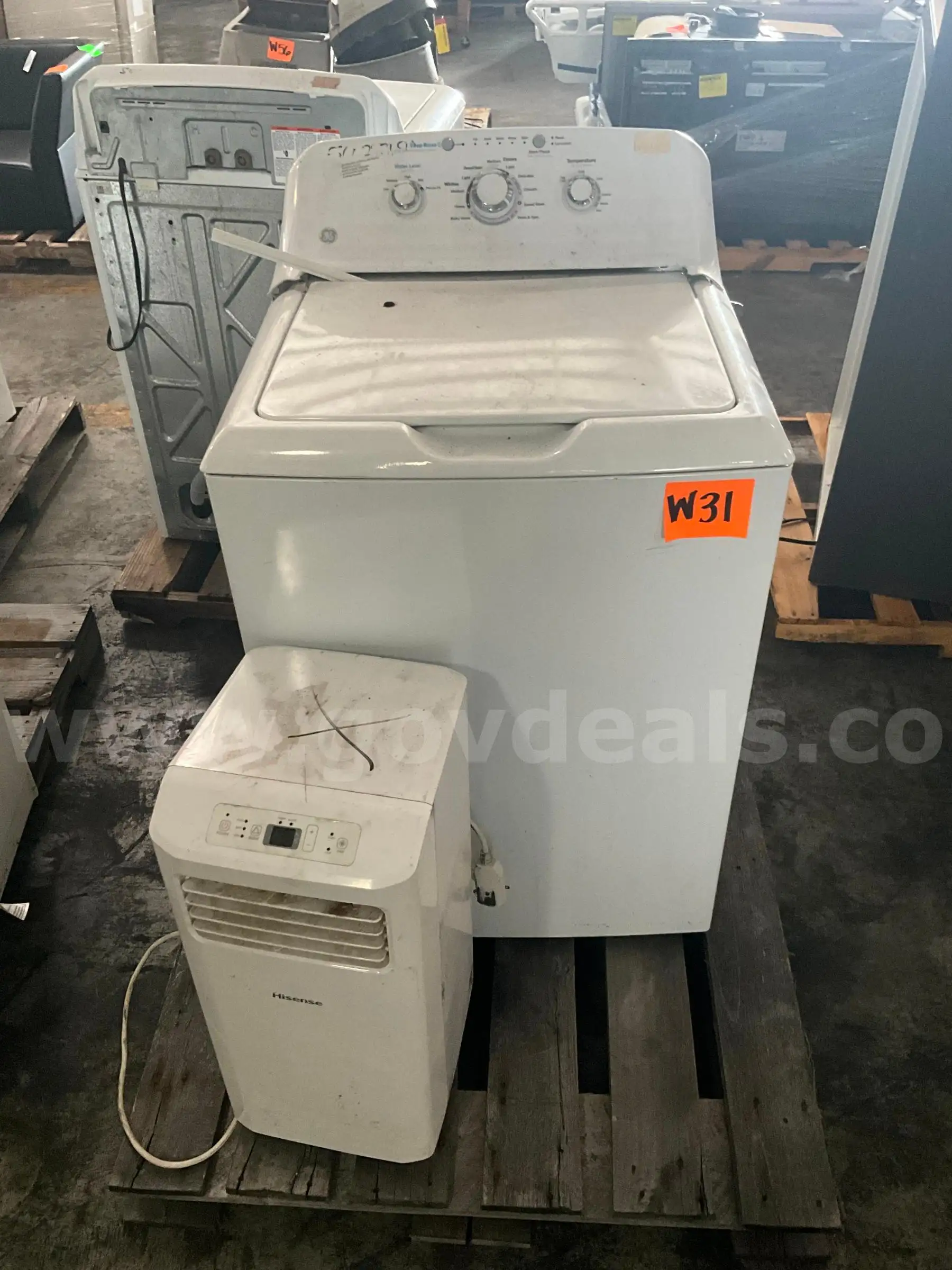 Washing Machine & A C Unit (2 pcs)