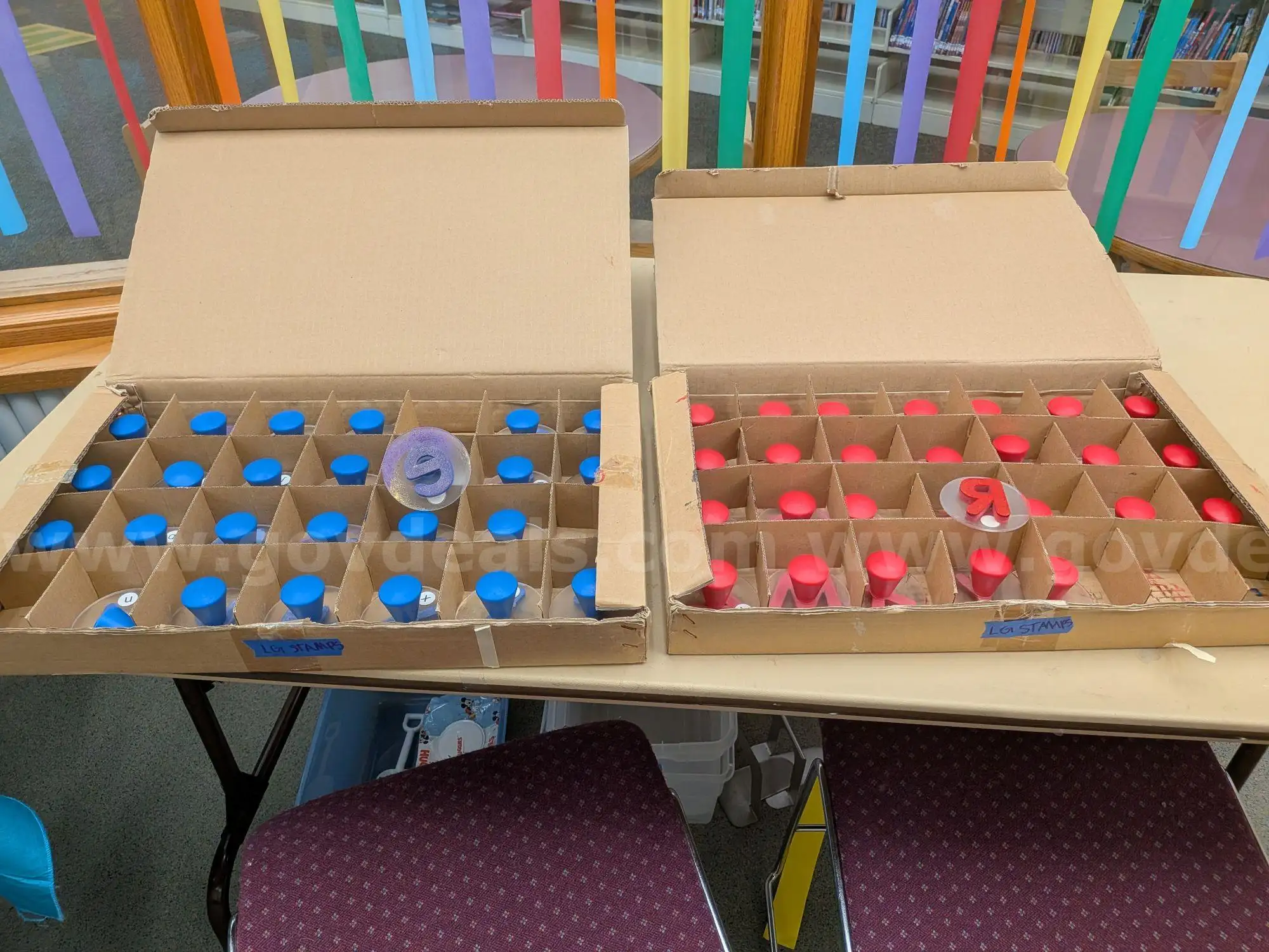 Letter Stamps Set - uppercase & lower case