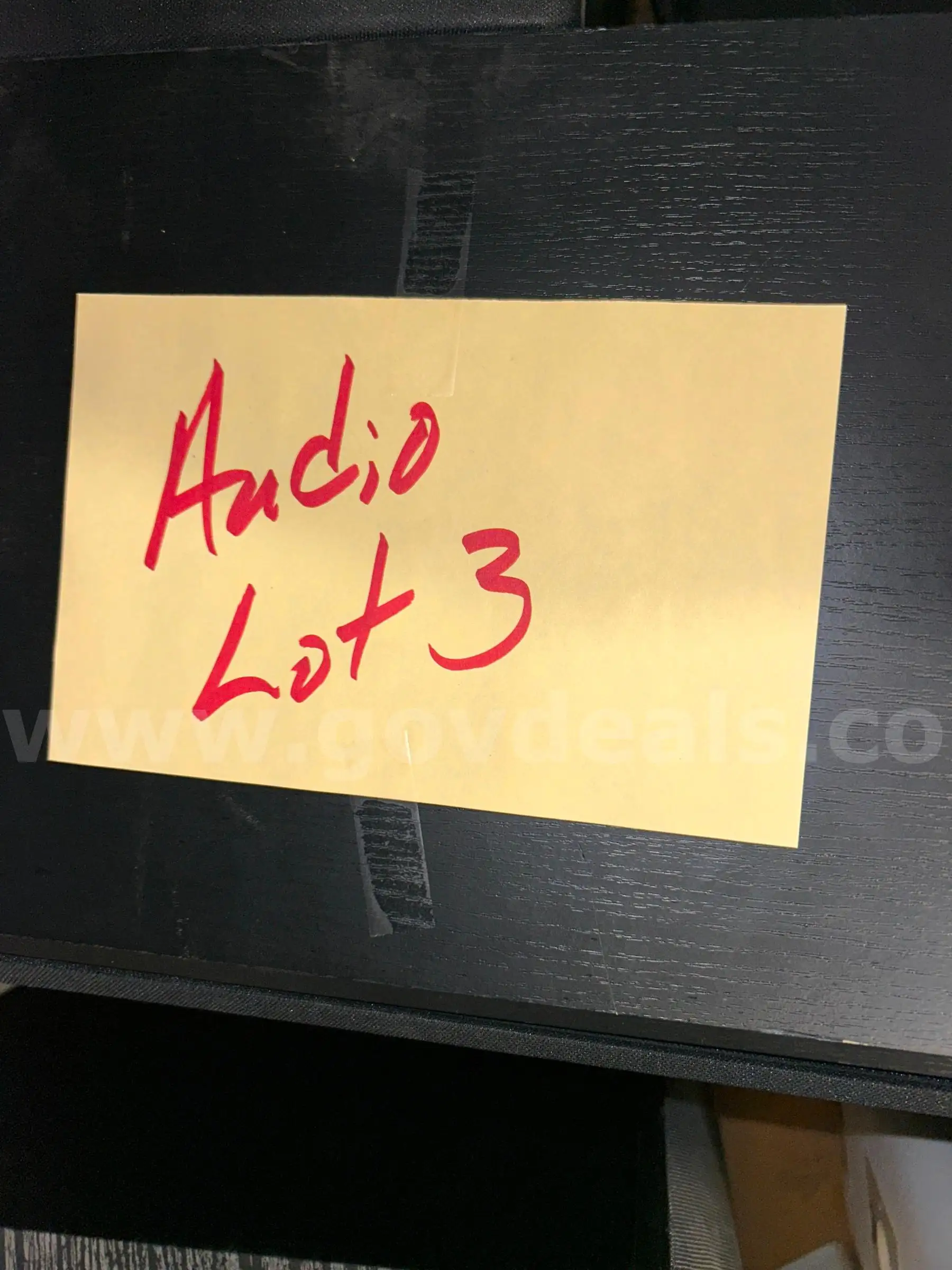 Audio Equipment - Lot 3