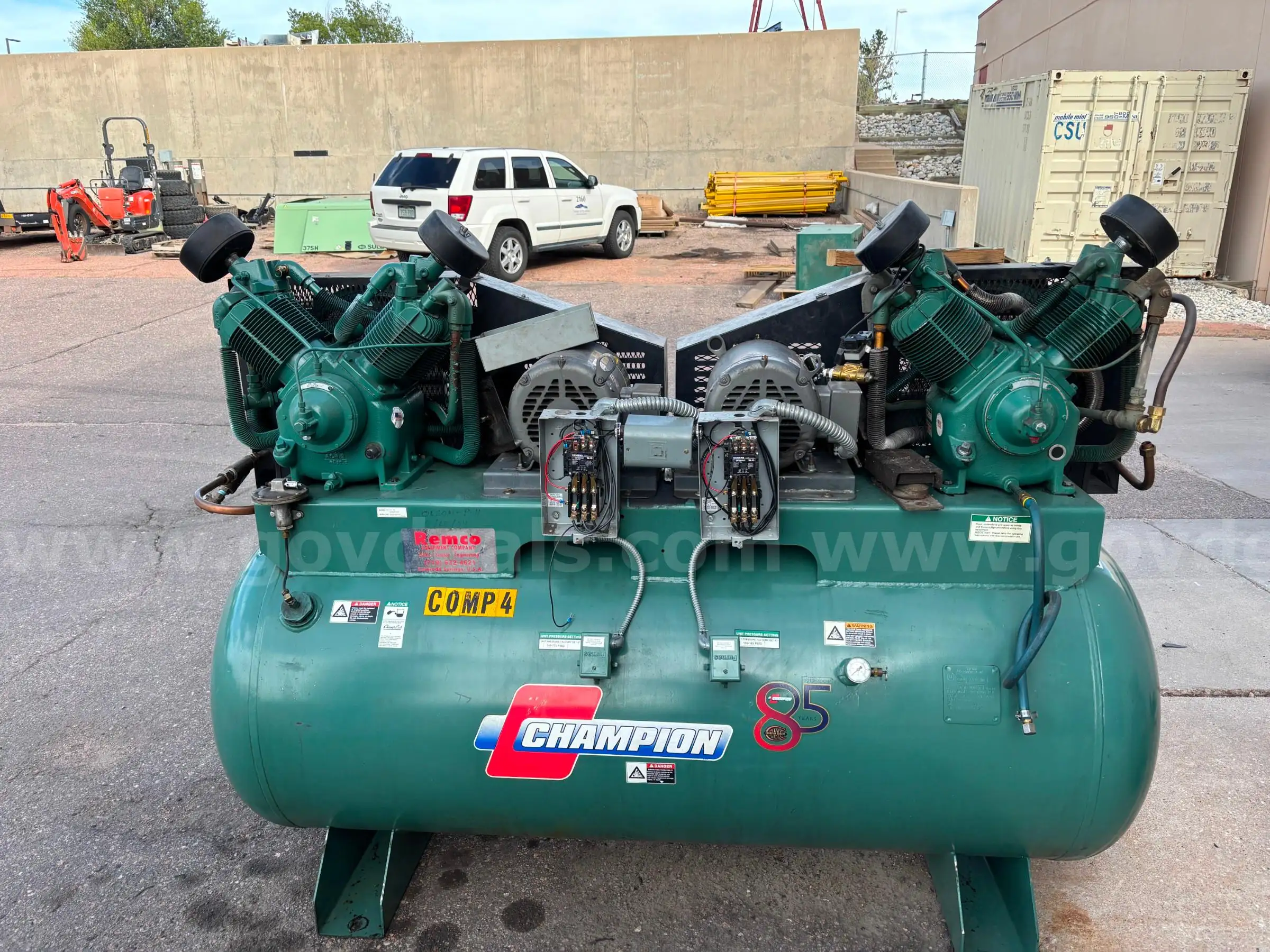 Champion 2 stage 240 Gallon Air Compressor w 100 SCFM Dryer