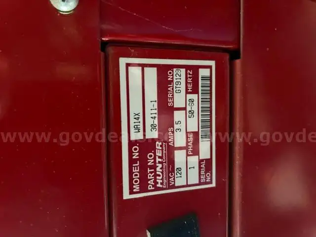 Hunter Tire Alignment Machine
