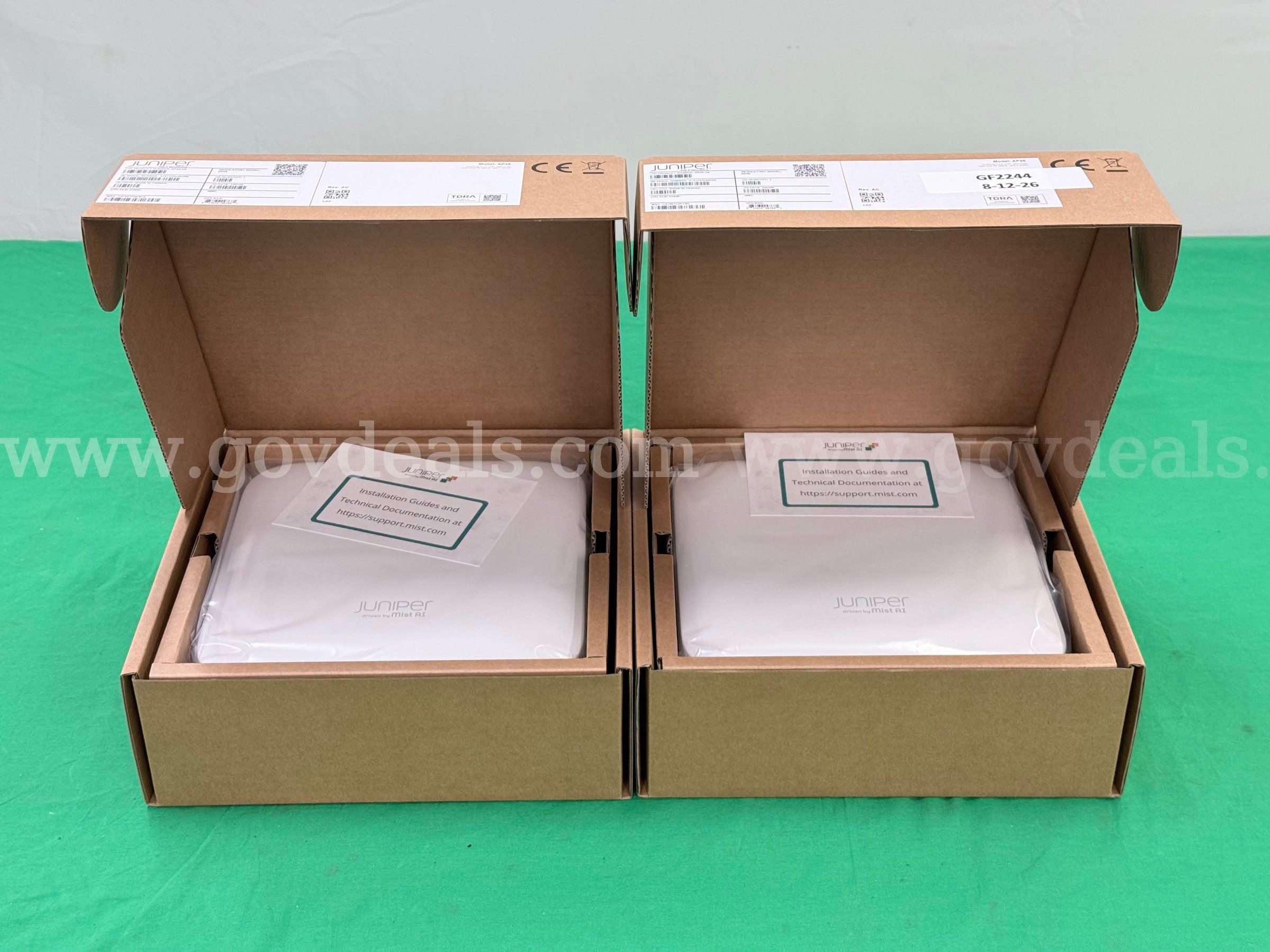 2 - Juniper Networks Mist Wireless Access Points Model AP45 in Packaging