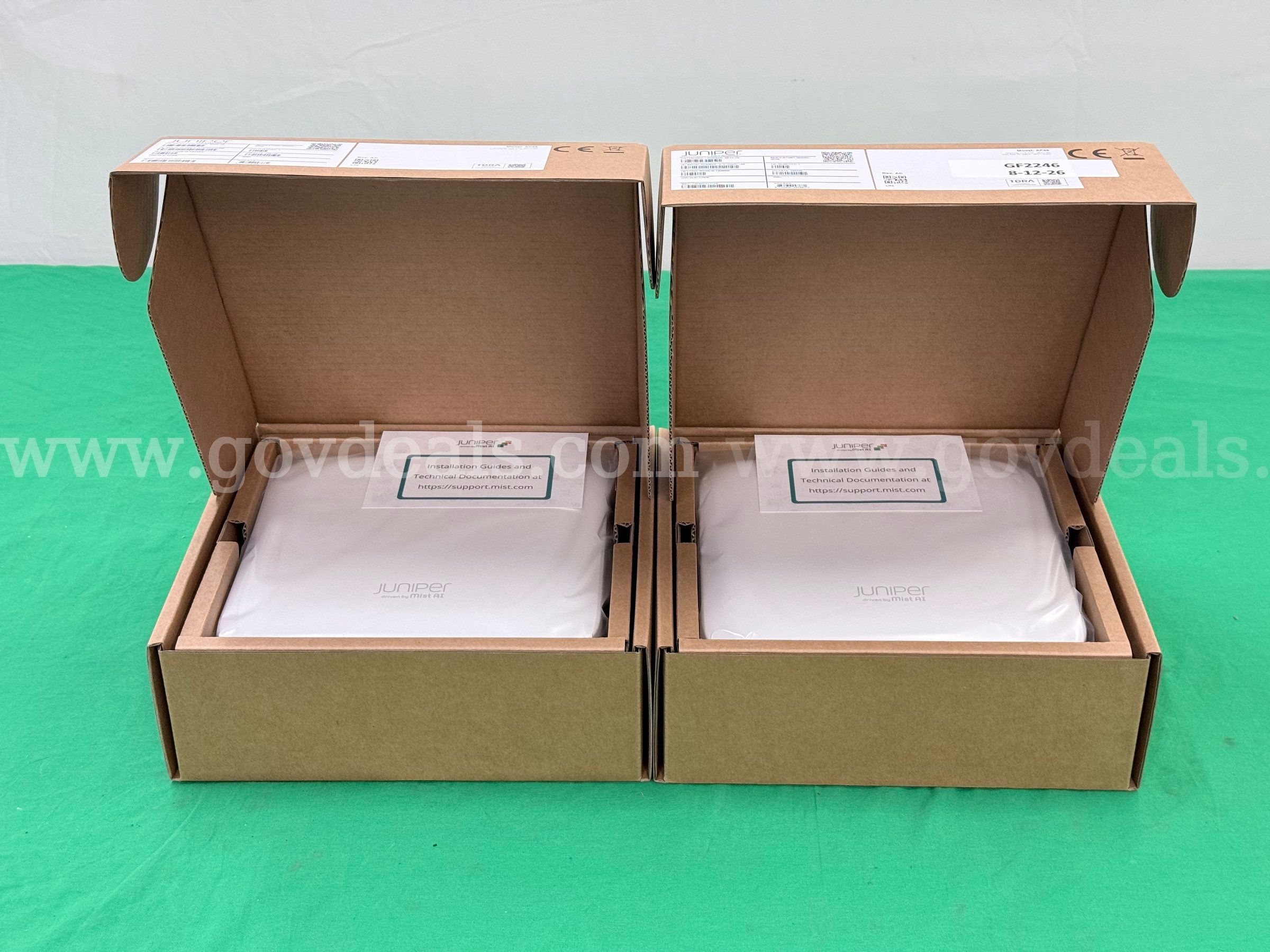 2 - Juniper Networks Mist Wireless Access Points Model AP45 in Packaging