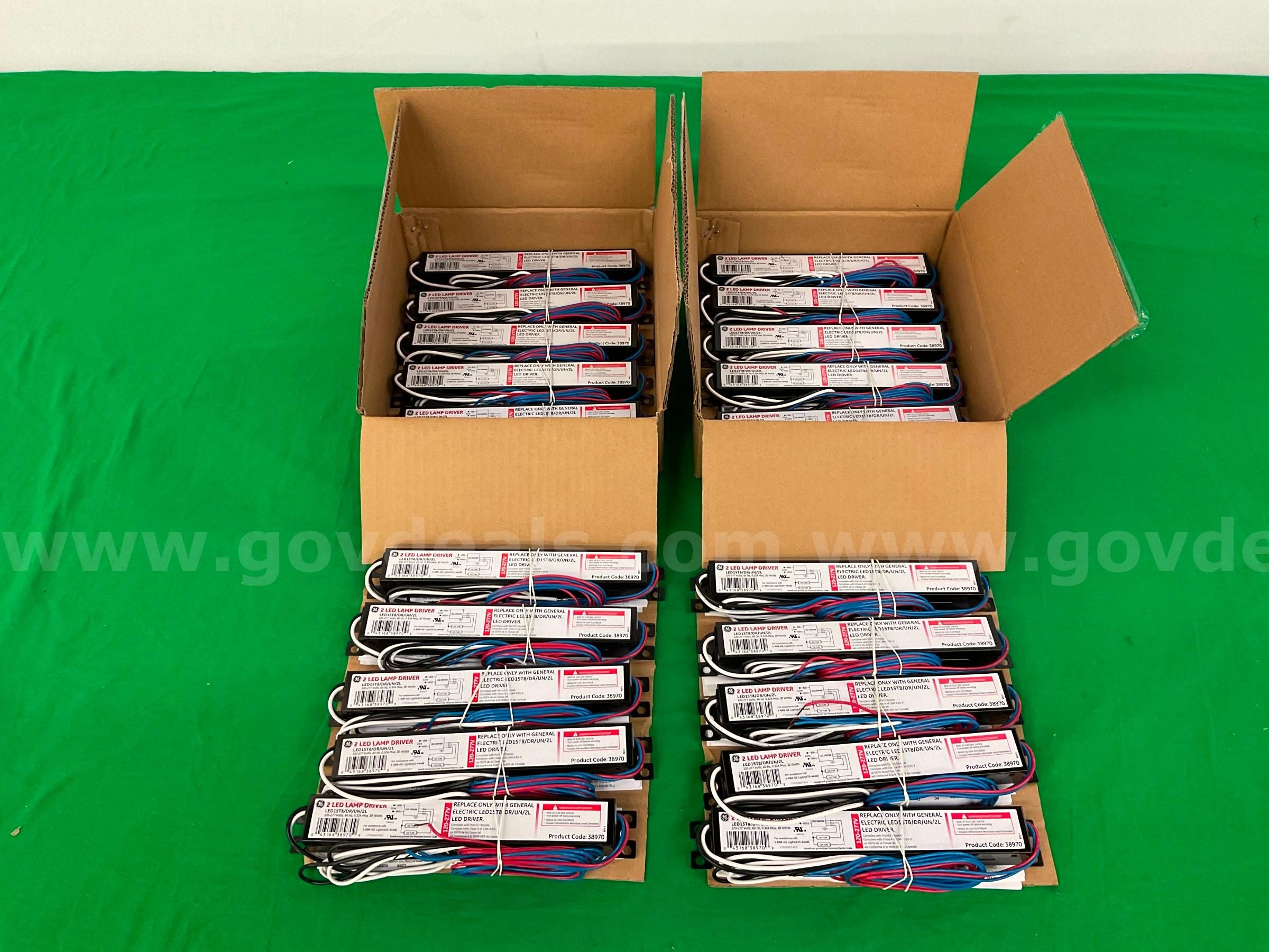 20 - General Electric LED15T8 DR UN 2L LED Ballasts in Packaging