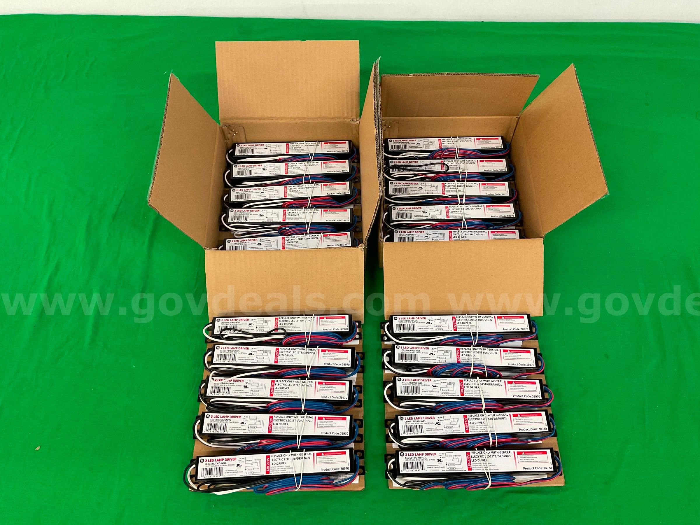 20 - General Electric LED15T8 DR UN 2L LED Ballasts in Packaging