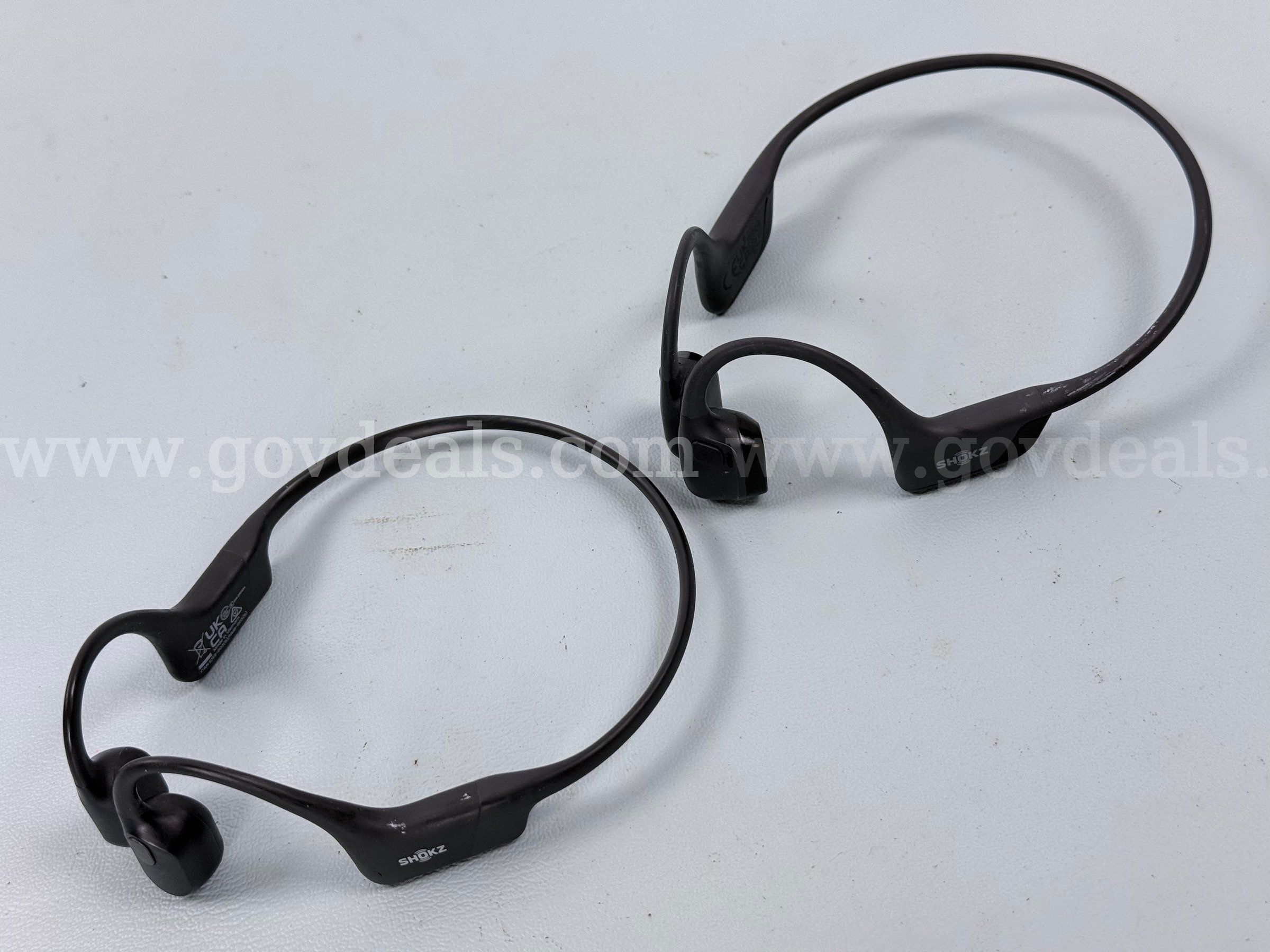 2 - Shokz Bluetooth Wireless Headphones Models S803 & OpenRun Pro 2 Shokz S820 (Both Power On)