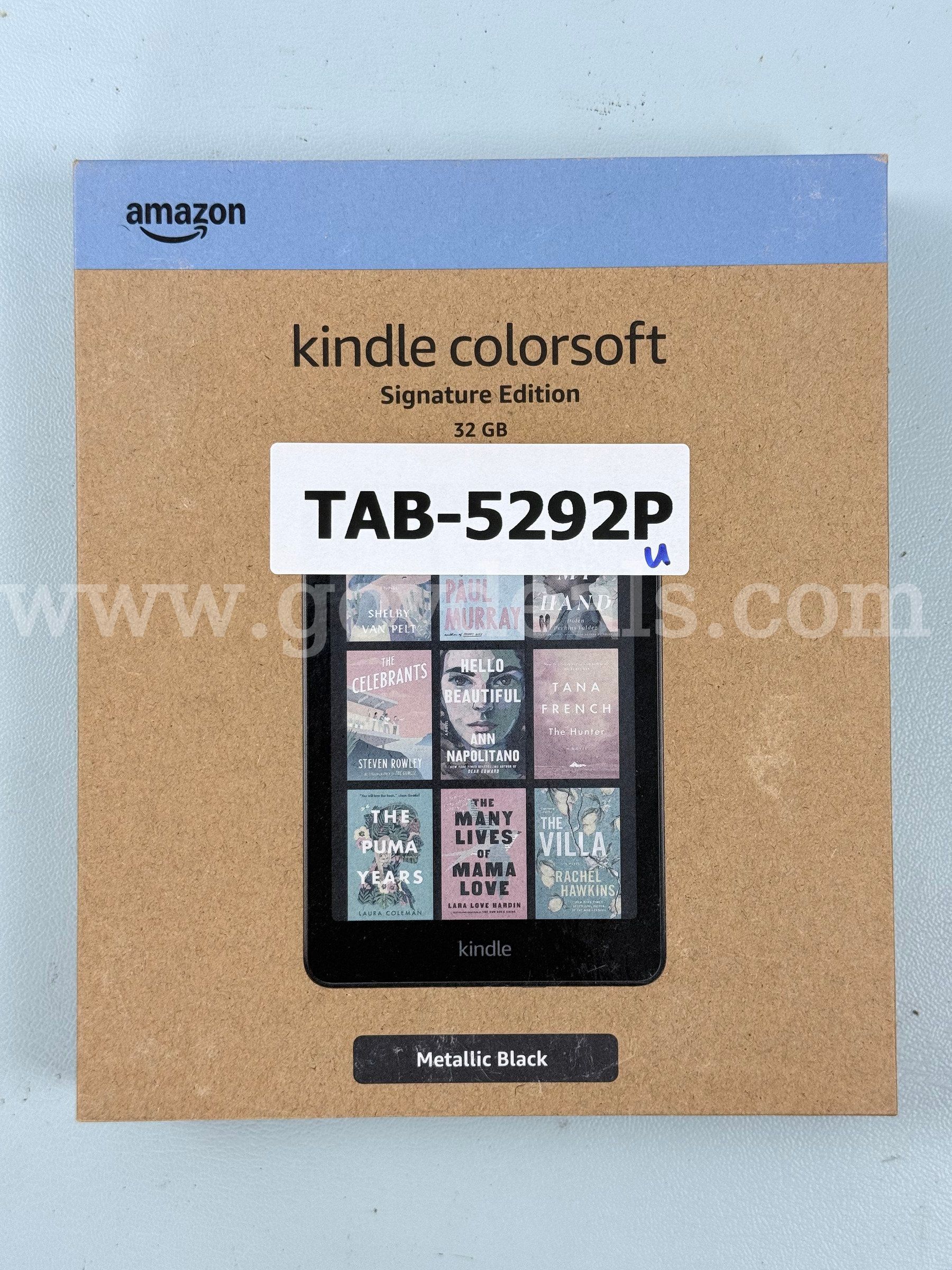 Amazon Kindle (Unlocked) Colorsoft Signature Edition 32 GB Tablet in Packaging with Charging Cord (P
