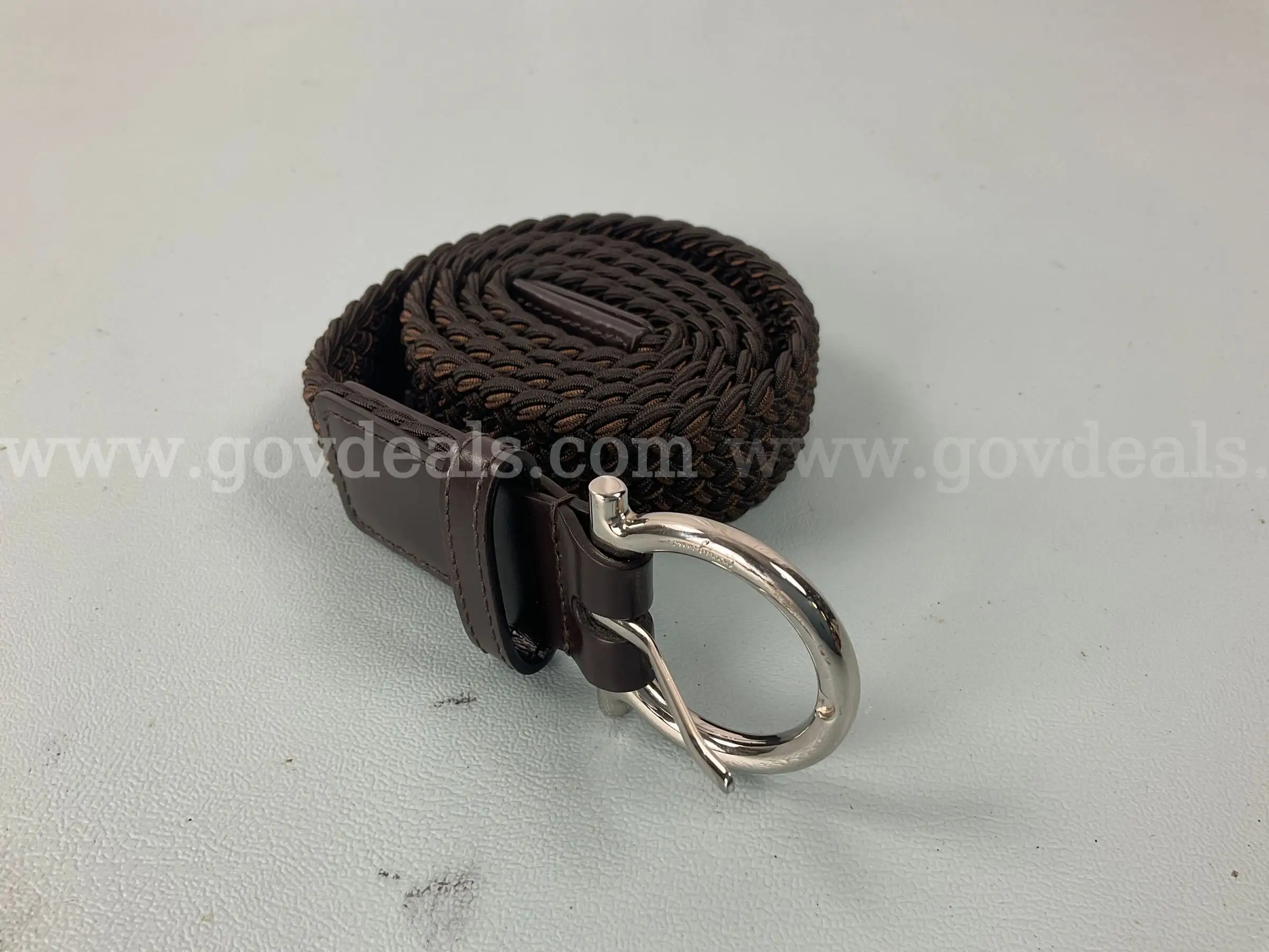 Salvatore Ferragamo Woven Belt Size 95