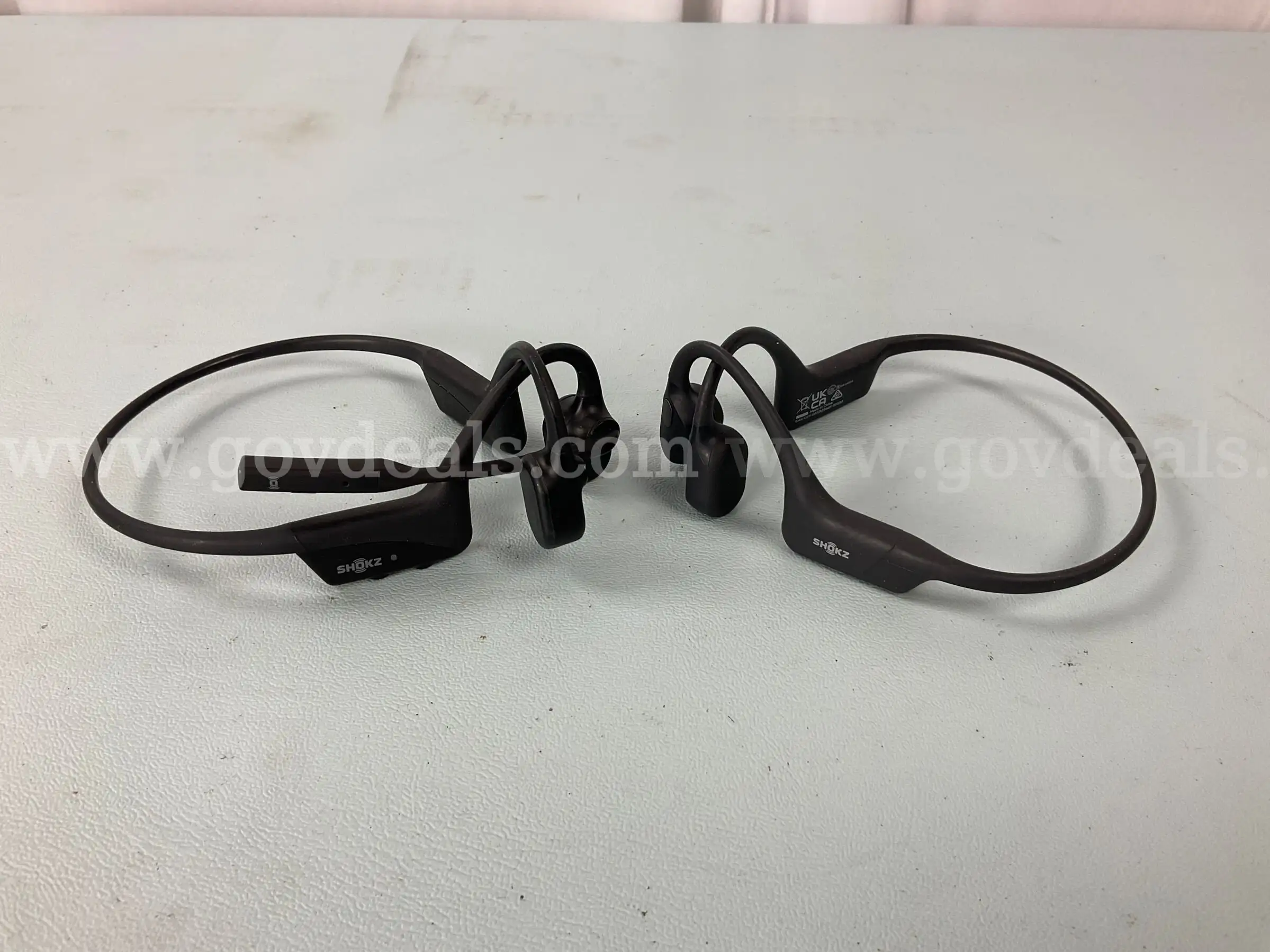 2 - Shokz Bluetooth Wireless Headphones Models C110 & S803 Both Power On
