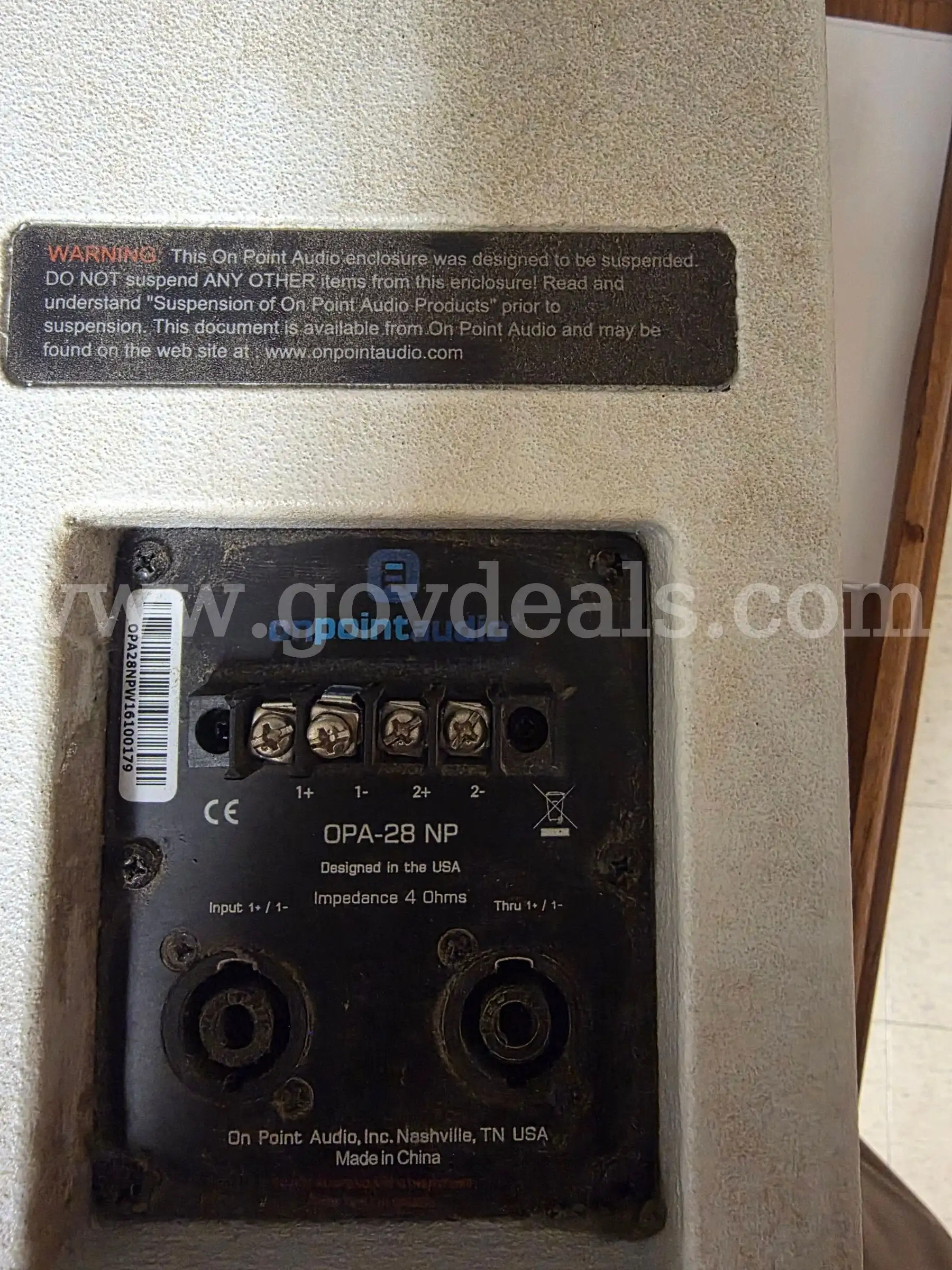 OPA-28 NP SPEAKERS