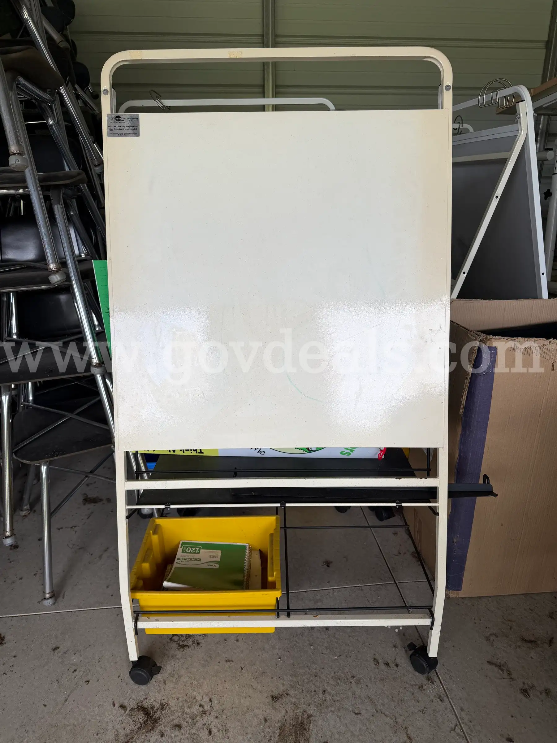 Two sided Easels on Rollers