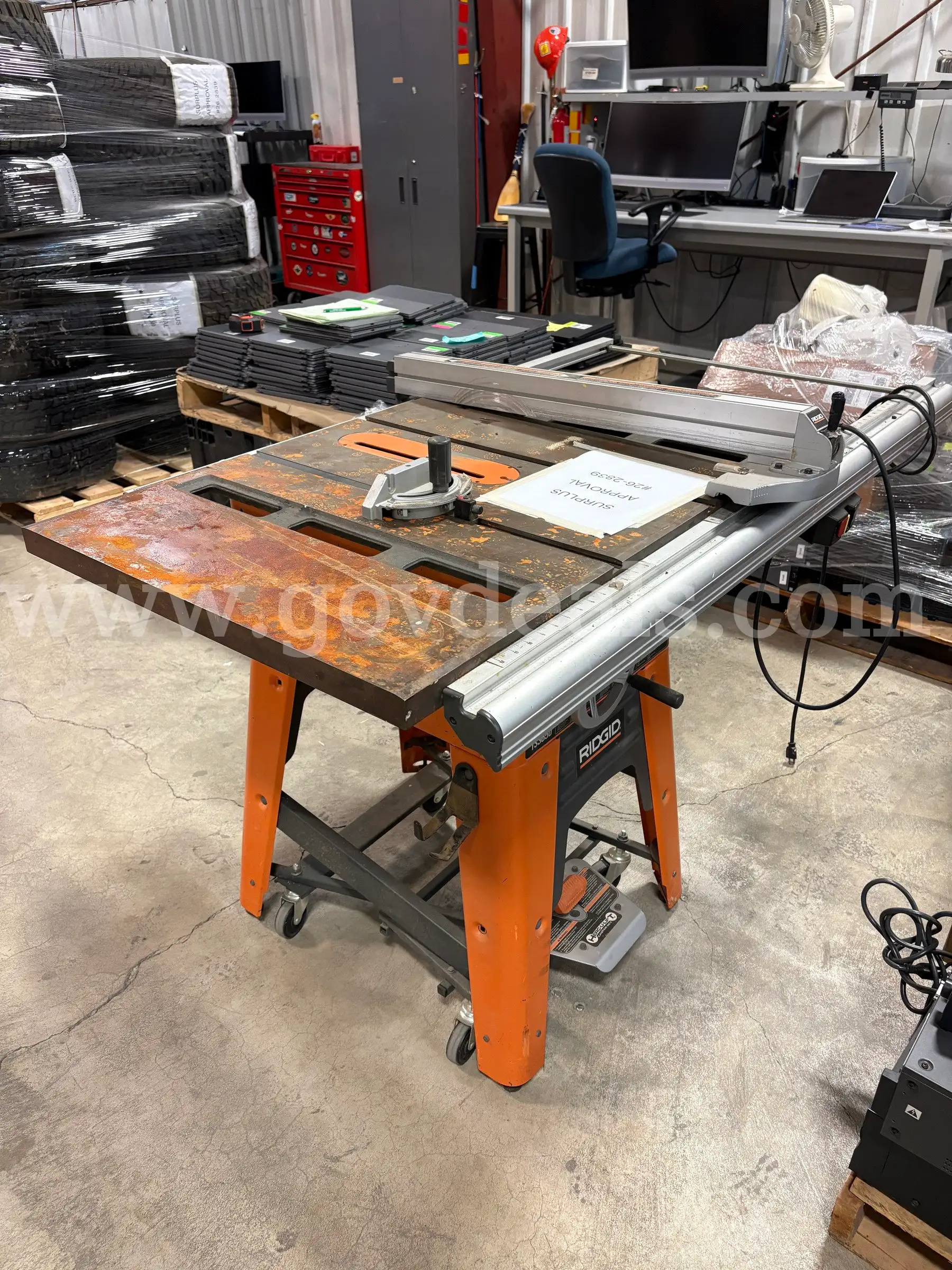 Rigid TS3650 Table Saw | It Looks Good! (ID# 48013) (J04-1R) (26-2839-10) 39415