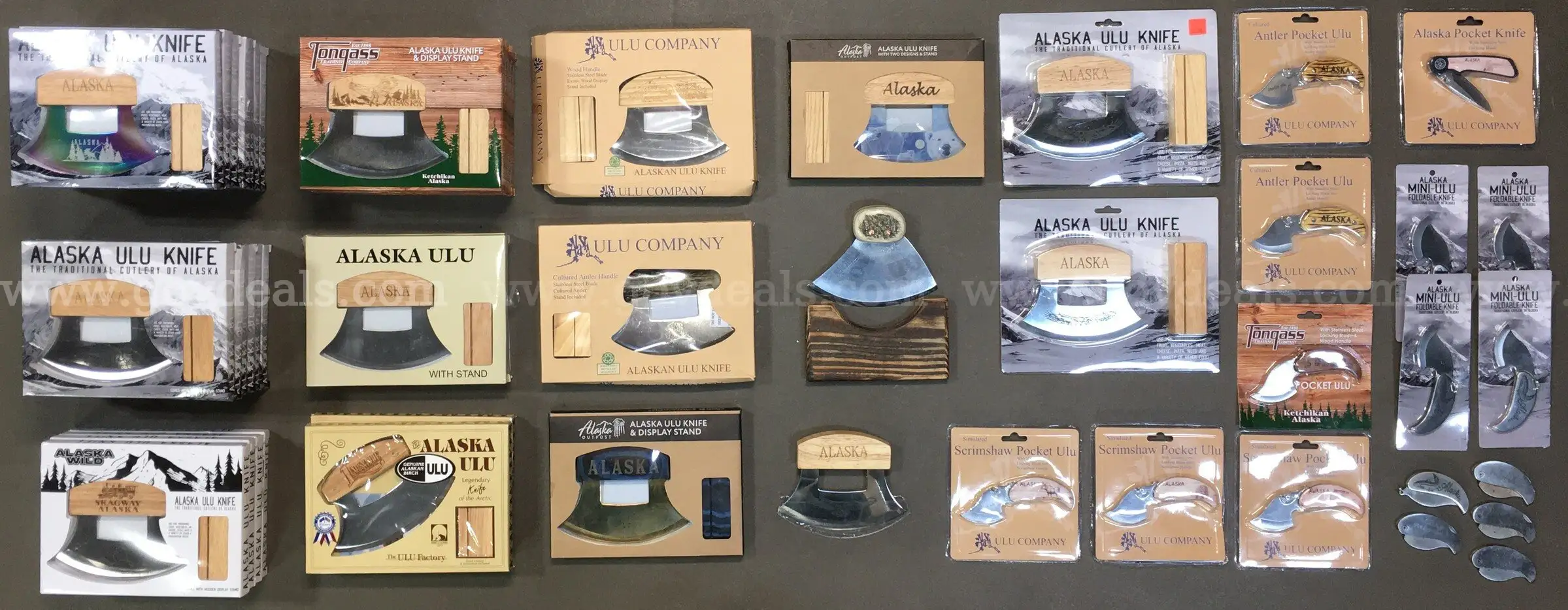ULU Knife & Accessory Lot ~50 Units (ID# 48063) (TSA #3) (NO UPC)