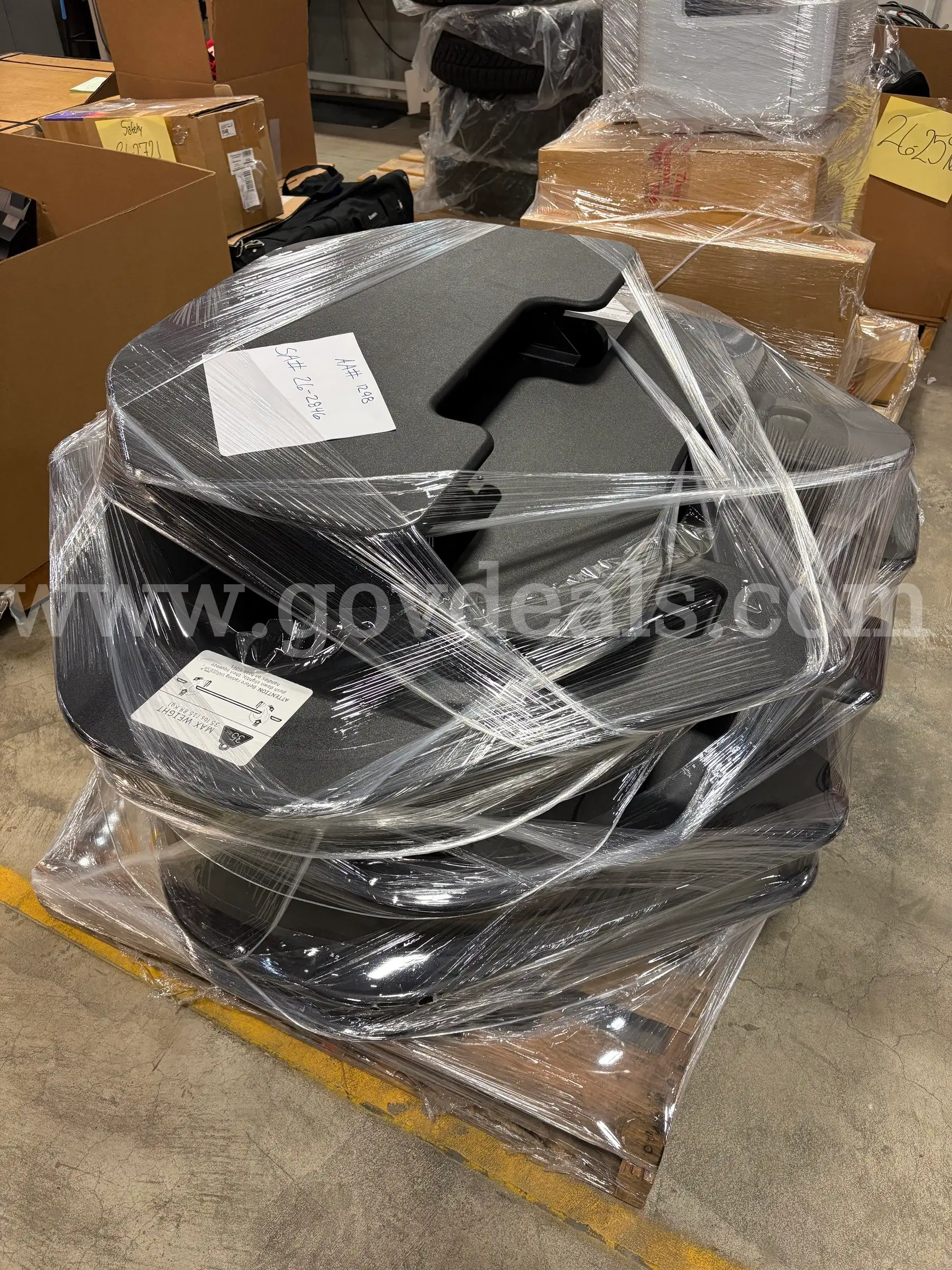Pallet of VariDesks (ID# 48152) (J10-2R) (26-2846-1) 140