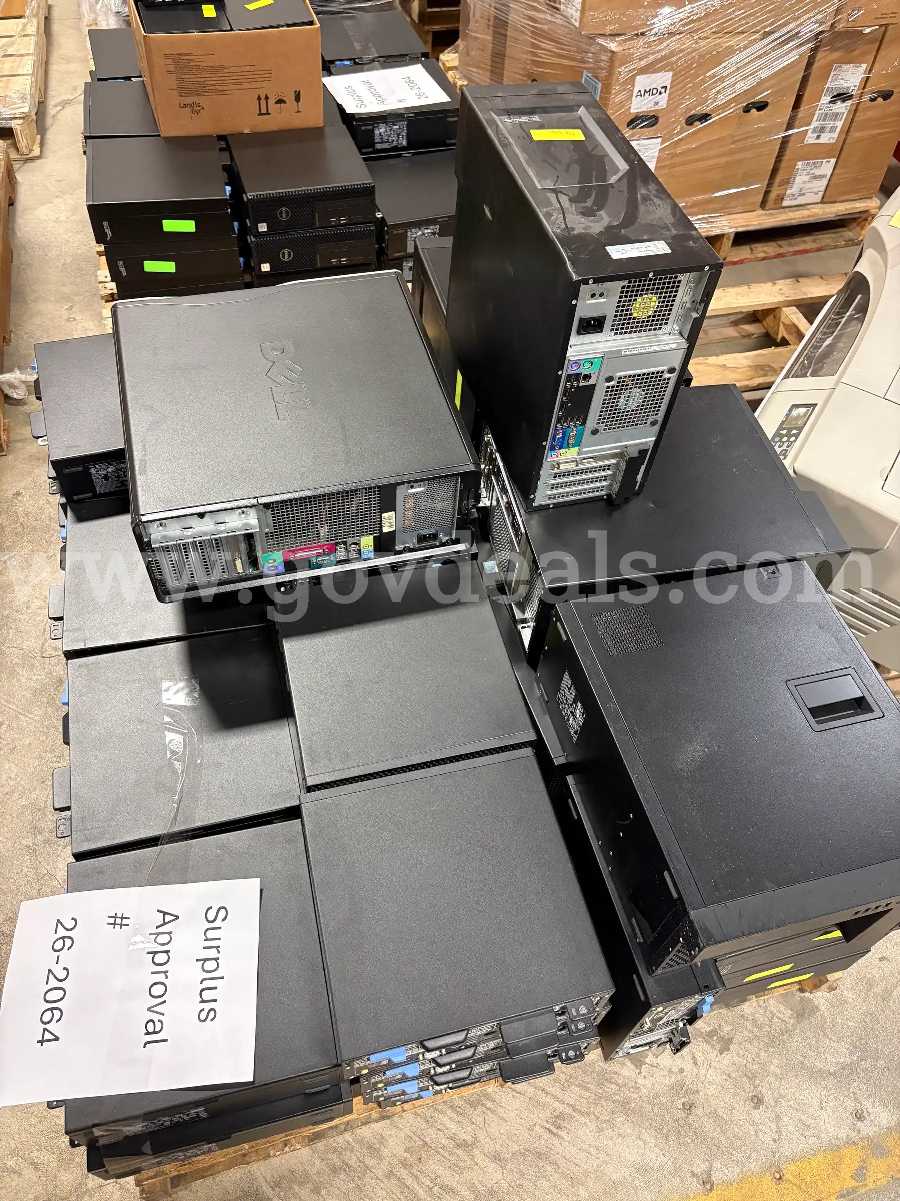 Pallet of Desktop PC s (ID# 48204) (H08-2R) (26-2064-1) 30800