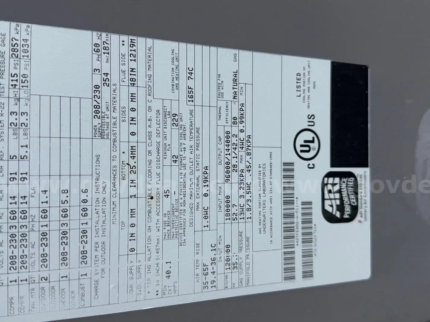 Carrier 48TFE008-A-511