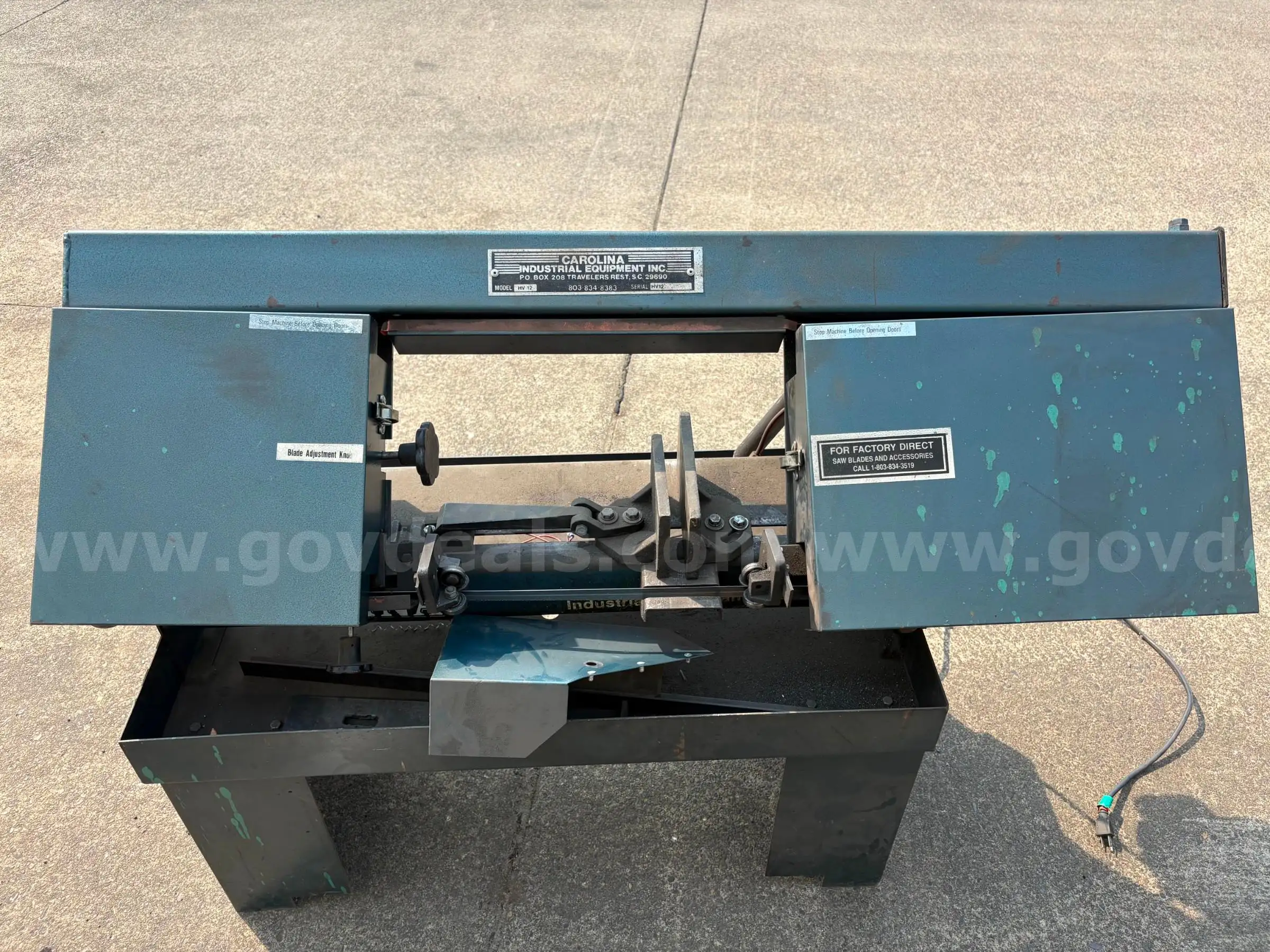 Carolina Industrial Horizontal Band Saw