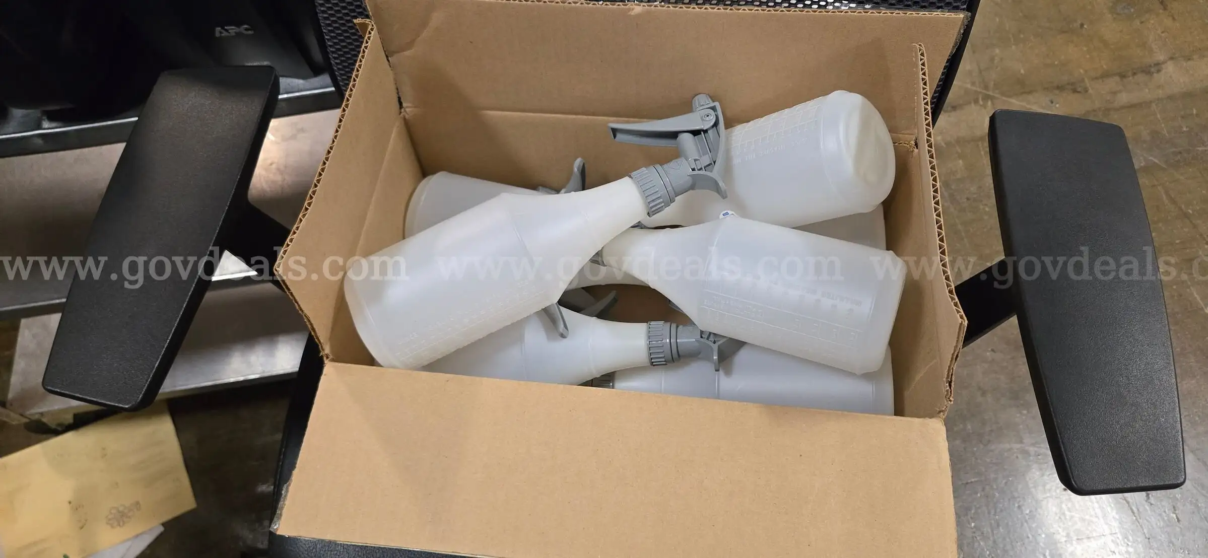 Lot of 7 Spray Bottles with Nozzles