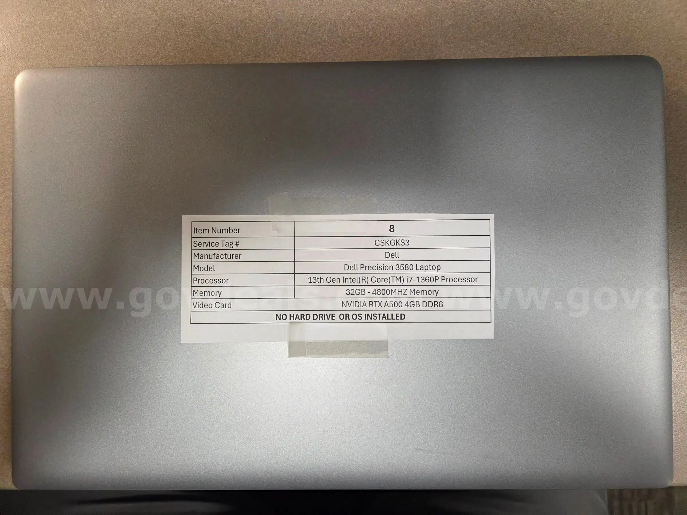 Dell Precision 3580 Laptop