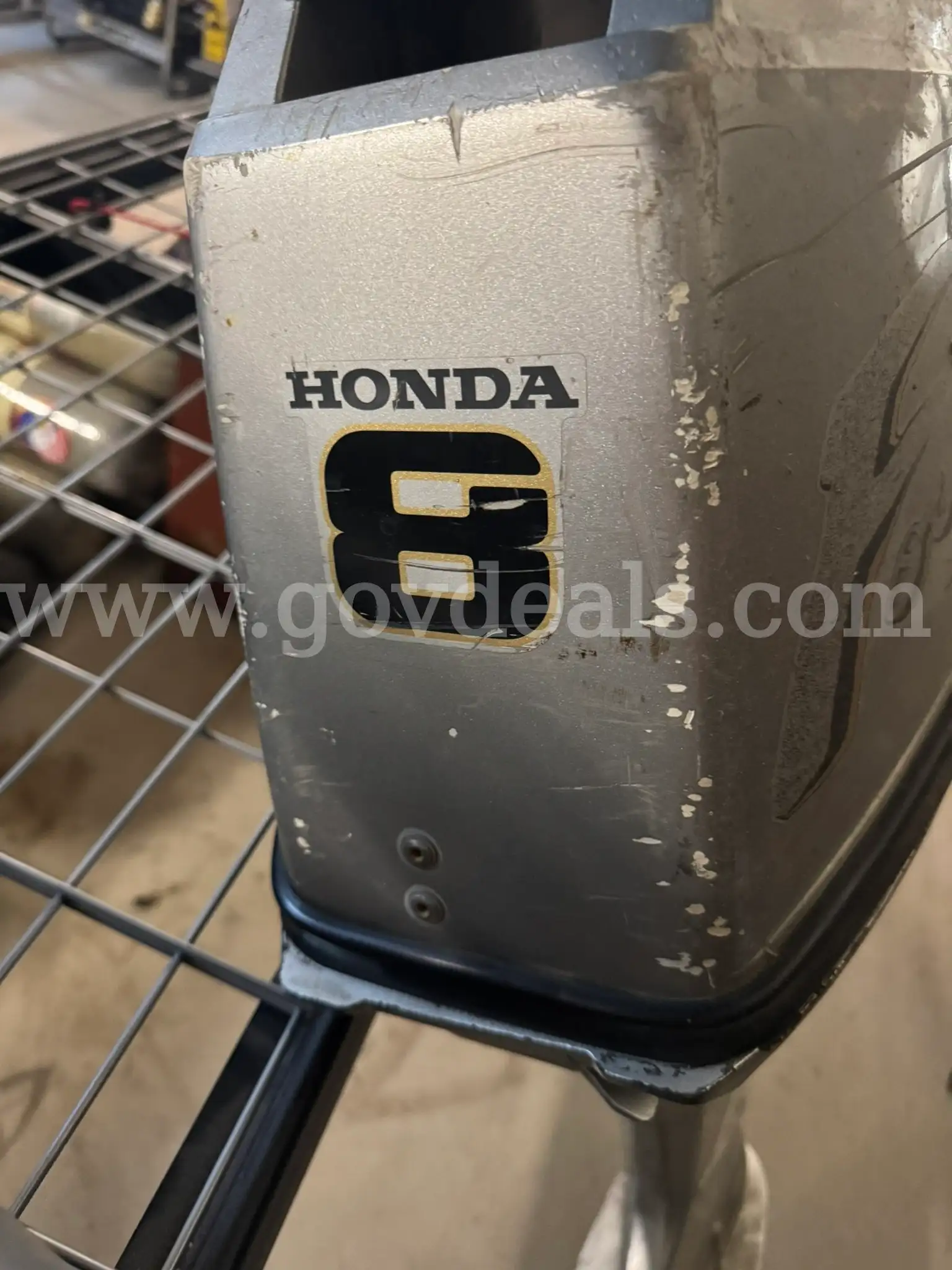 This is a older used Honda outboard motor. It has not been used in several years.