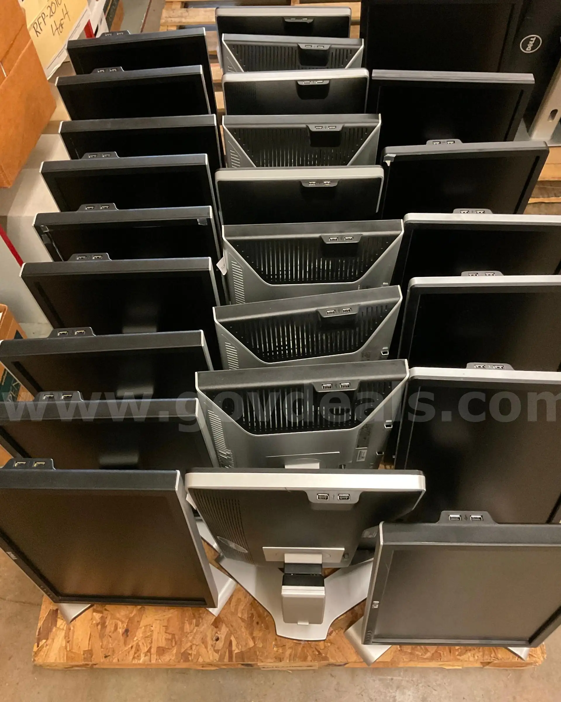 Lot of 46 Monitors and Power Cords
