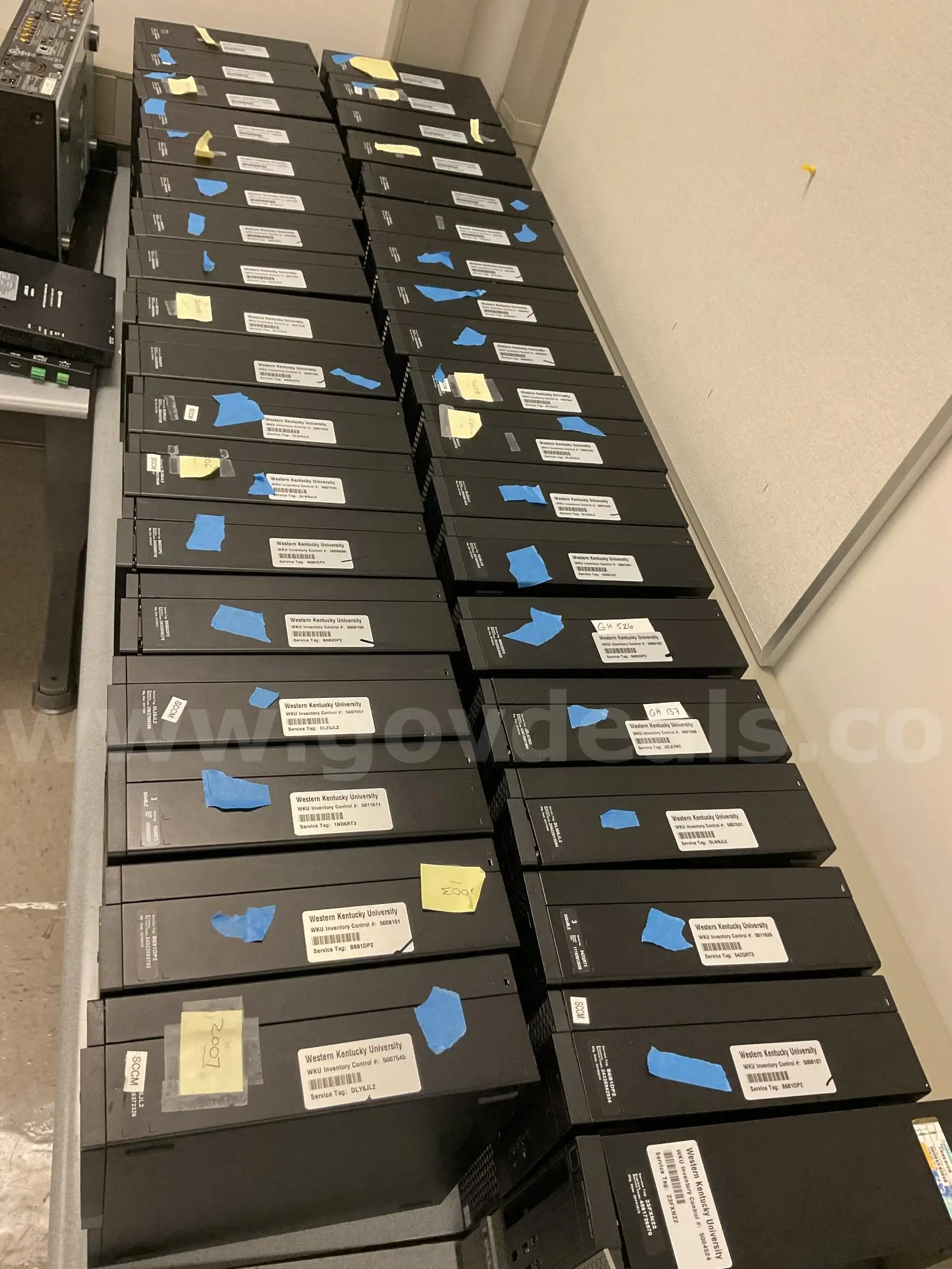 Lot of TVs Computers and Audiovisual Equipment