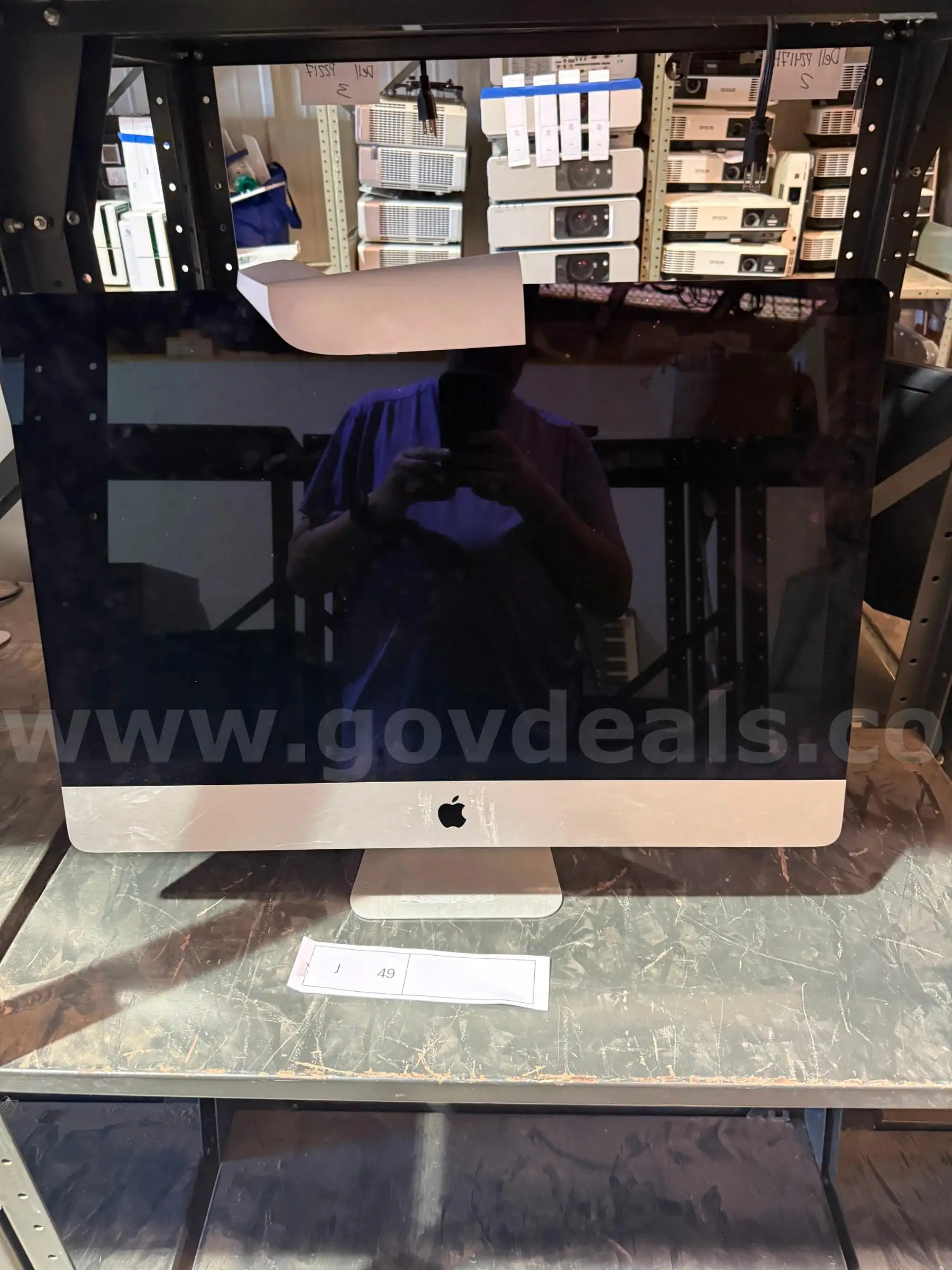 one Apple computer