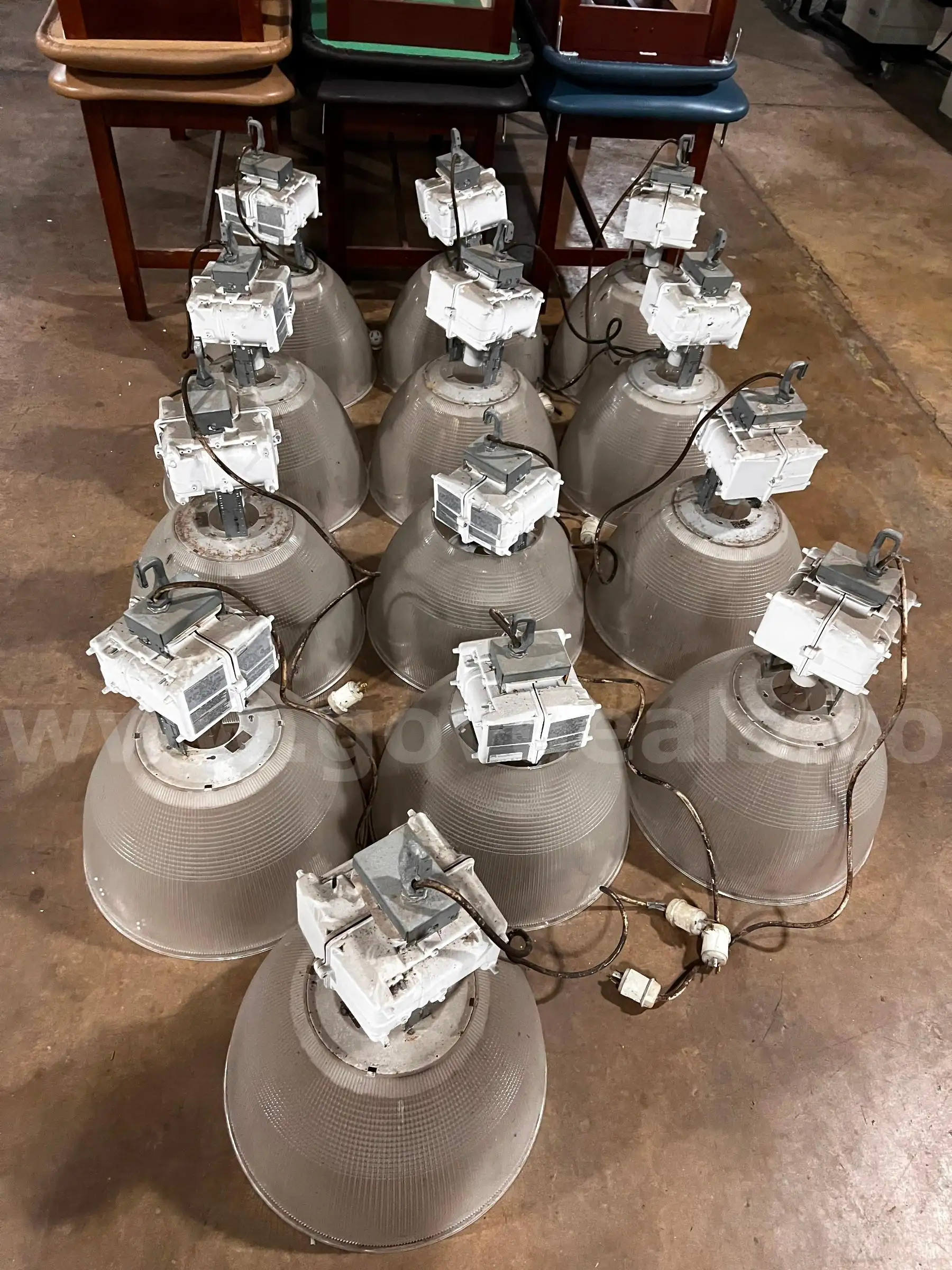 13 Hubbell Warehouse Style Lights