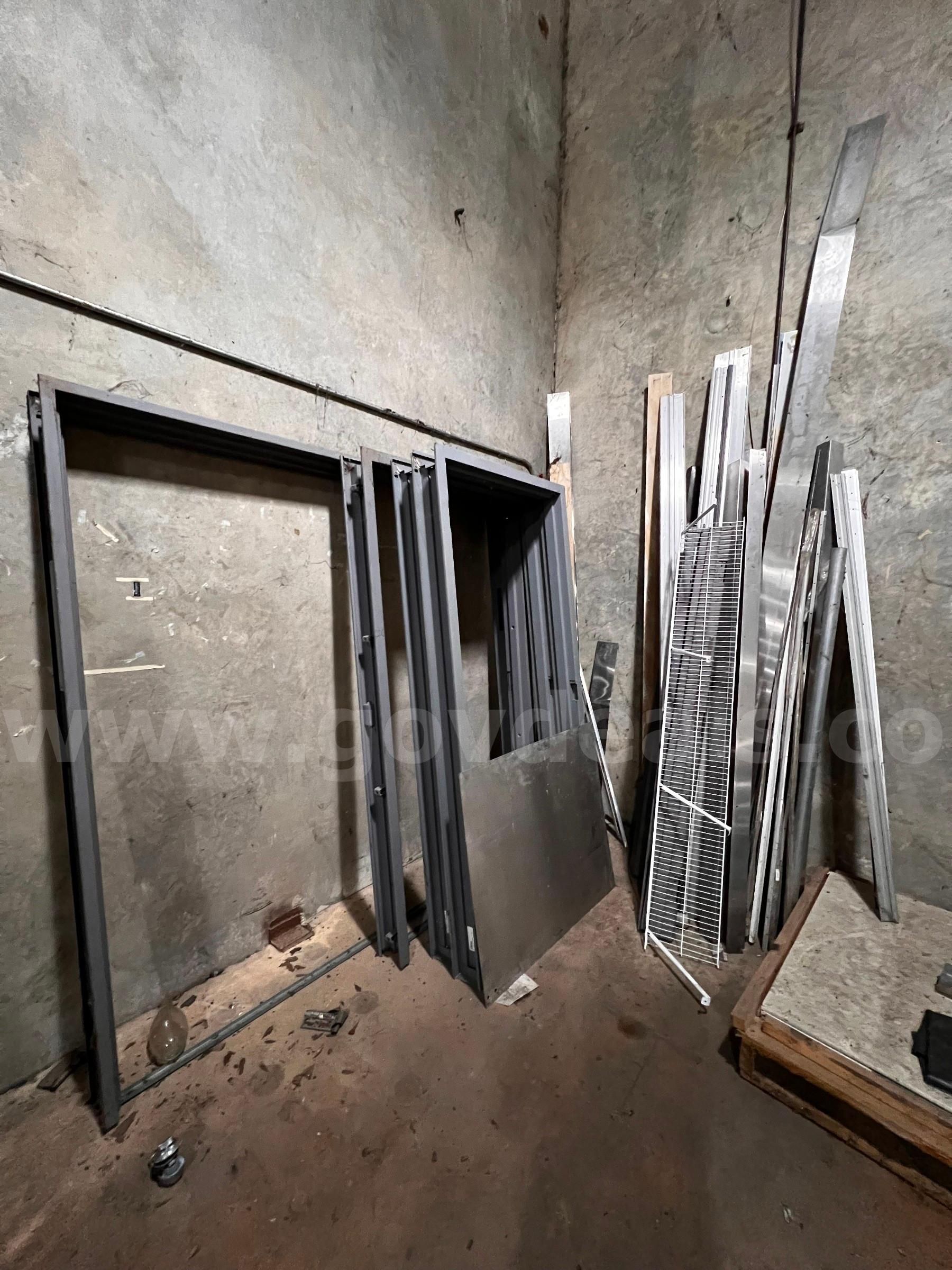 Lot of Metal Door Frames and Assorted Metal Pieces