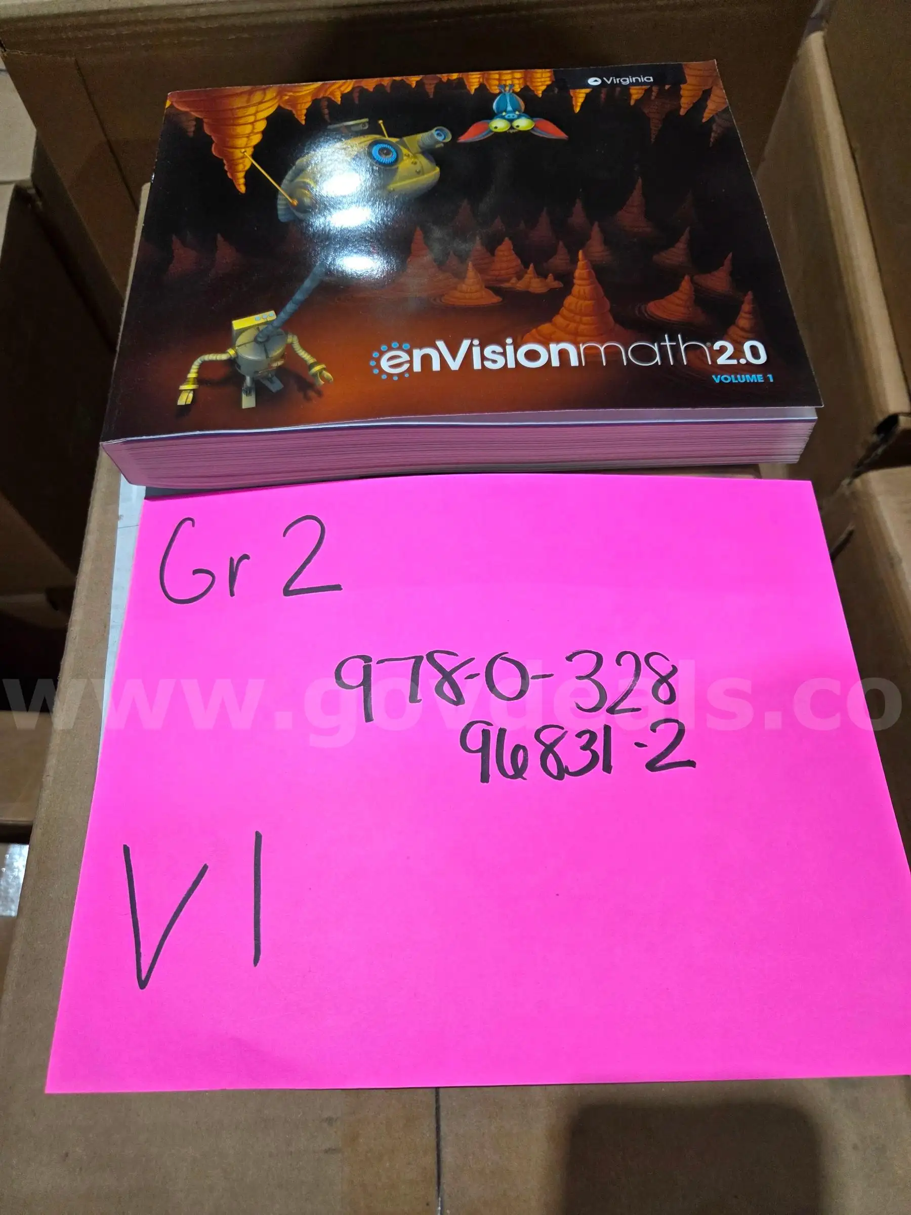 Lot of Textbooks - Grade 2 Envision Math