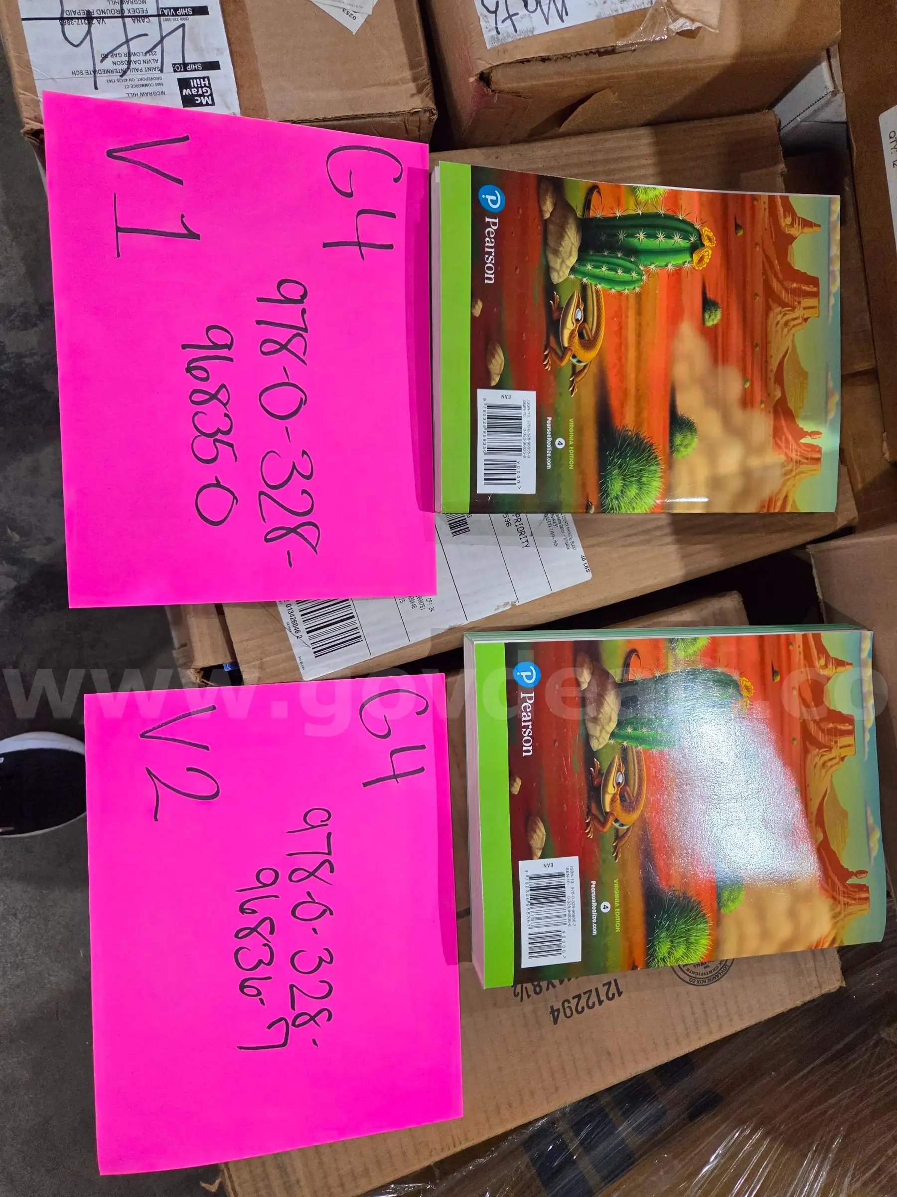 Lot of Textbook - Grade 4 Envision Math