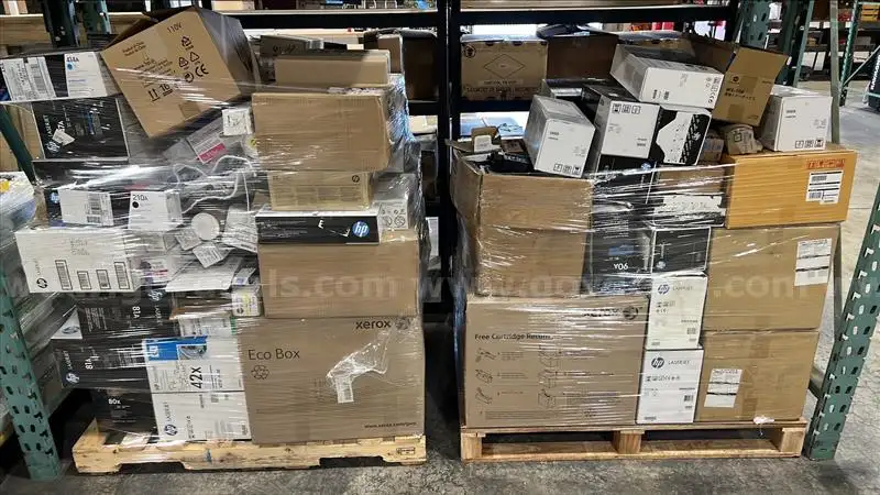 Lot of Used Toner Cartridges