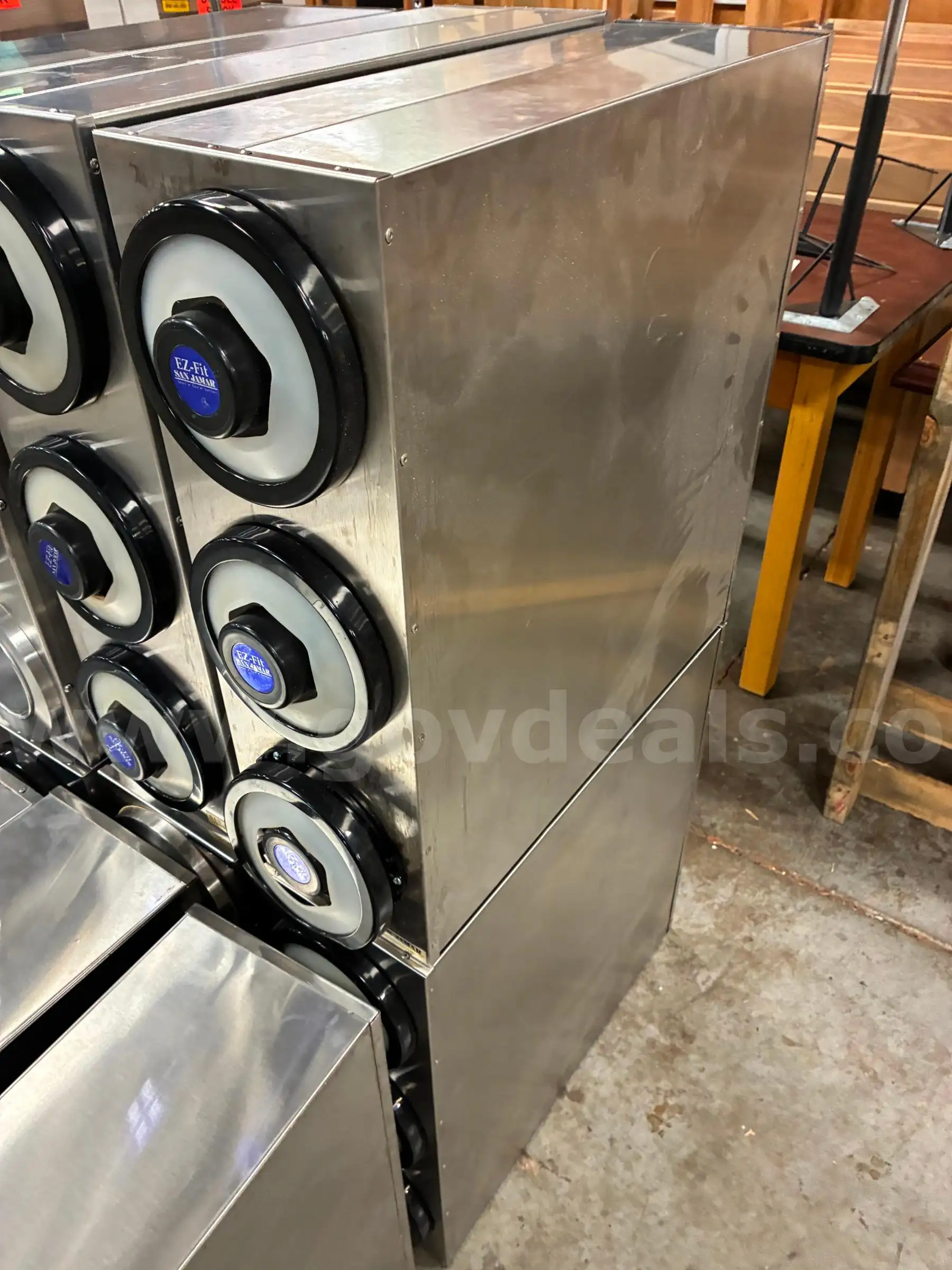 9-spring loaded cup dispensers