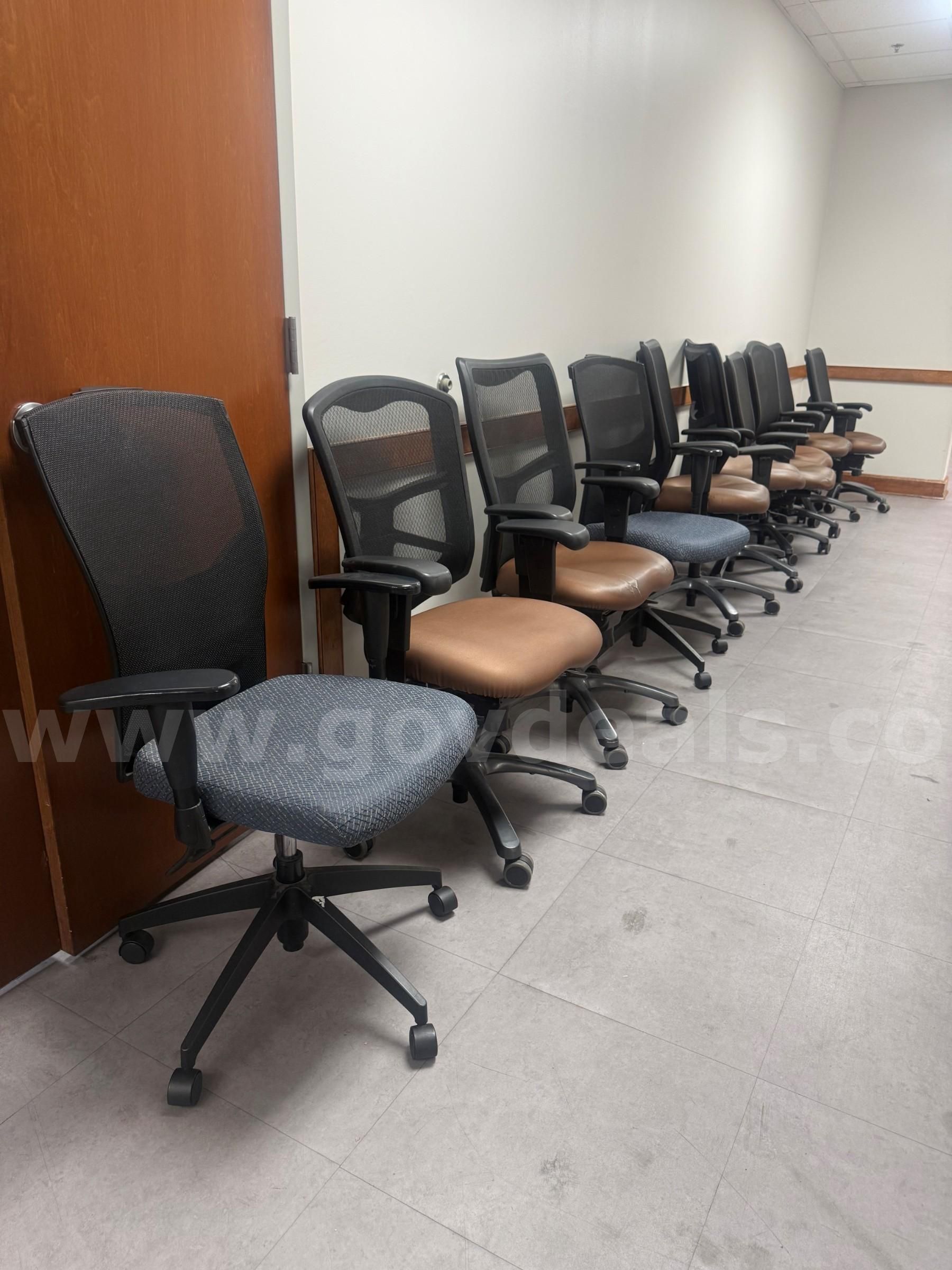 Ten Rolling Desk Chairs GROUP #4