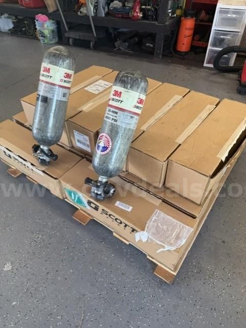 Scott SCBA Cylinders (18) 4500 psi 30-minute rating